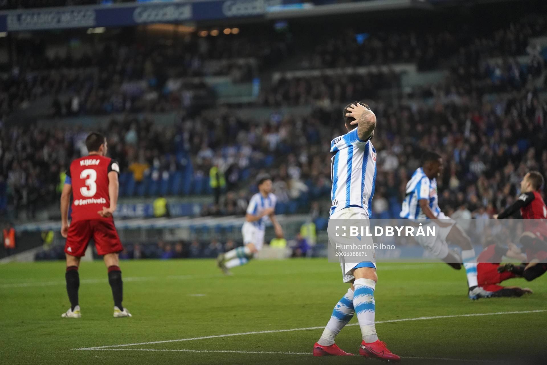 Fotboll, Spanska Copa del Rey, Semifinal 1, Real Sociedad -