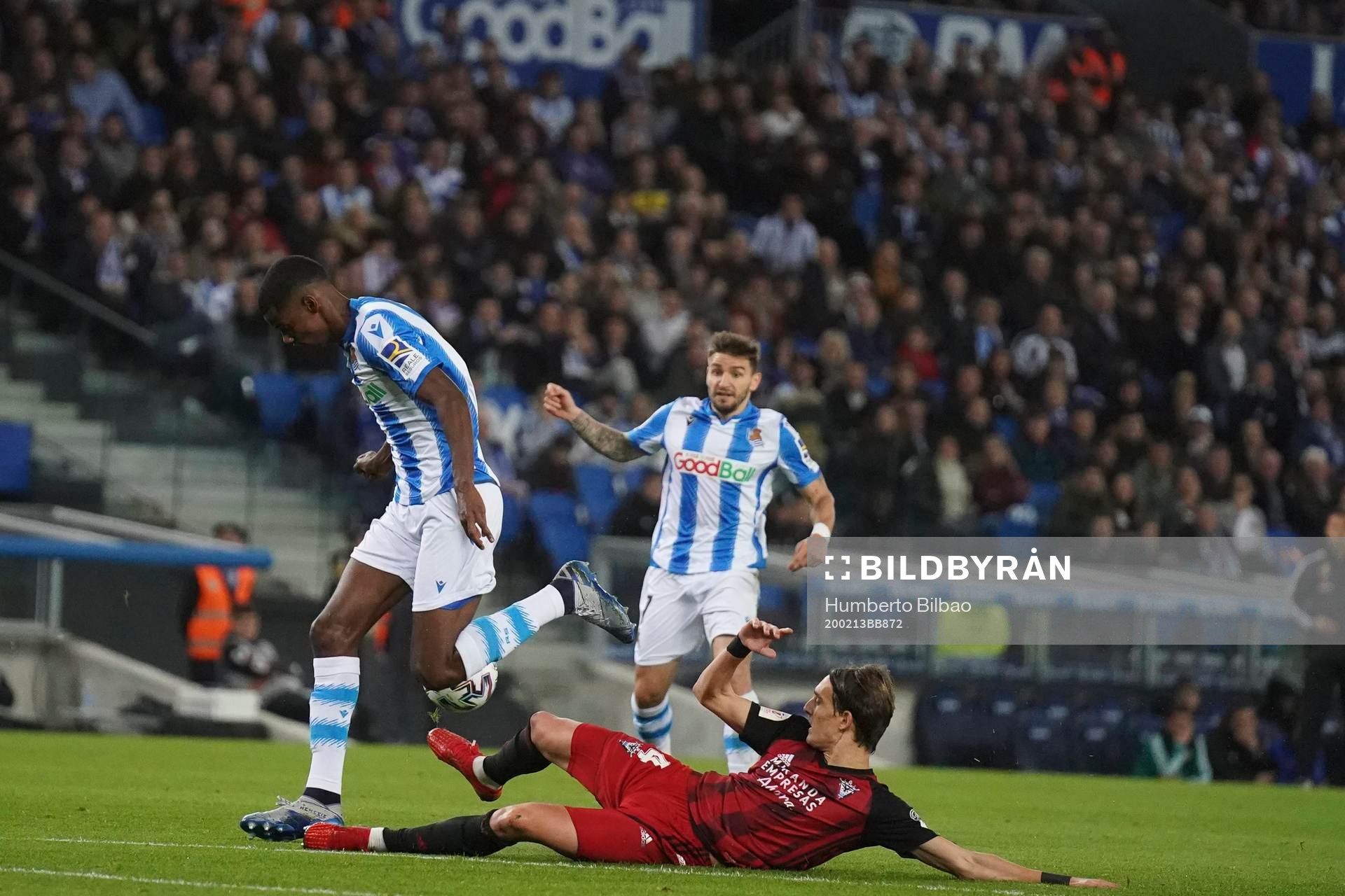 Fotboll, Spanska Copa del Rey, Semifinal 1, Real Sociedad -