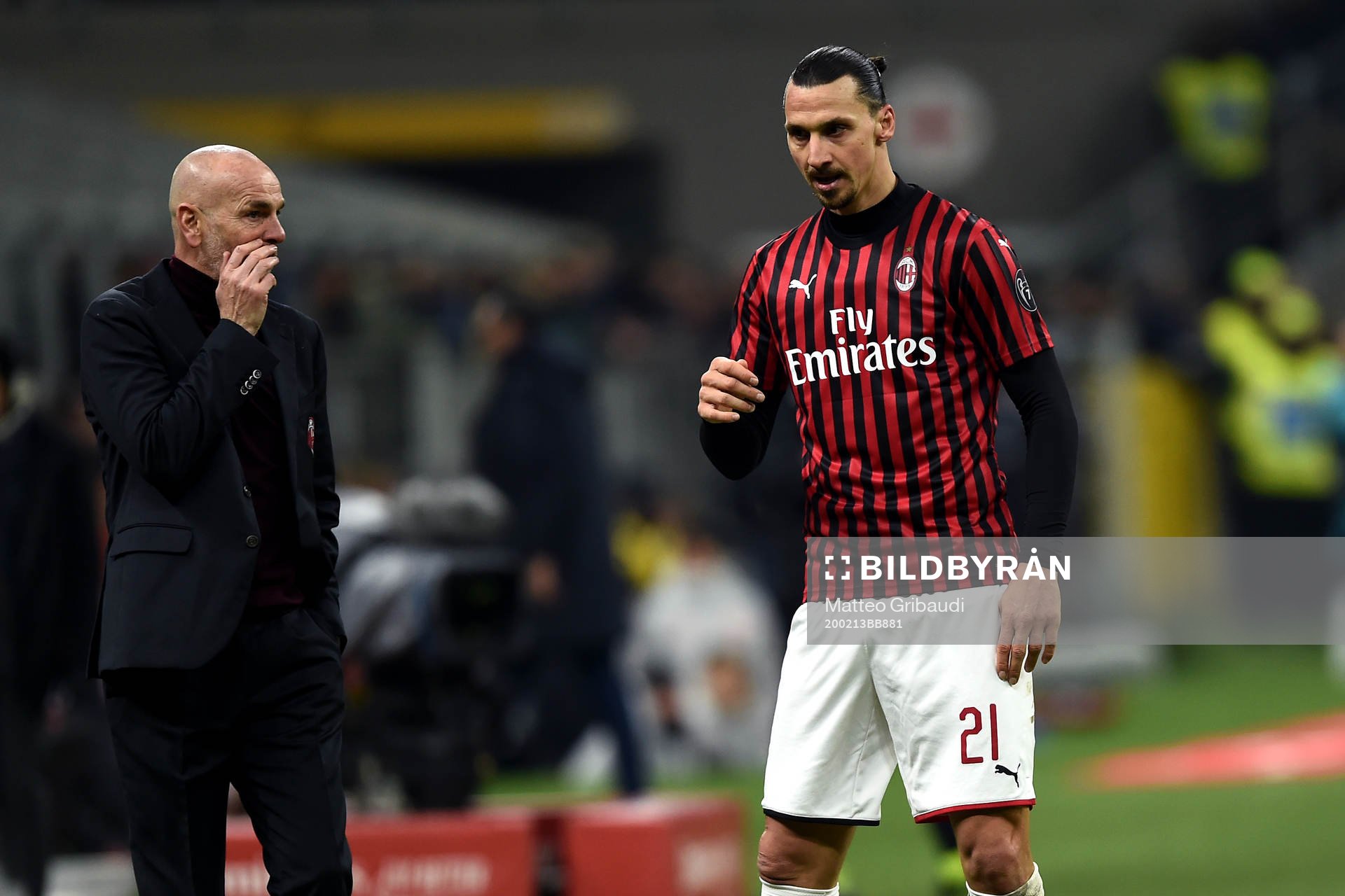 Zlatan Ibrahimovic of AC Milan