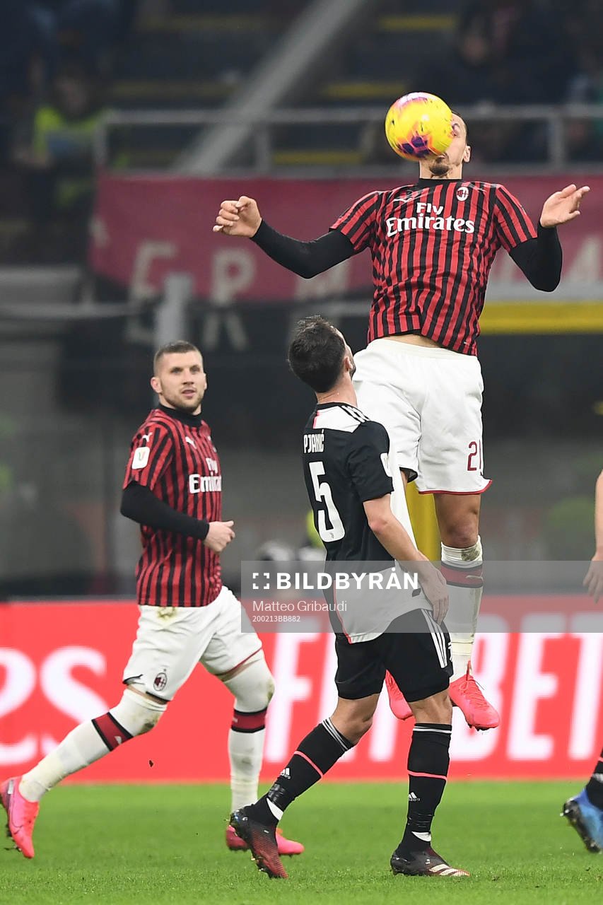 Zlatan Ibrahimovic of AC Milan