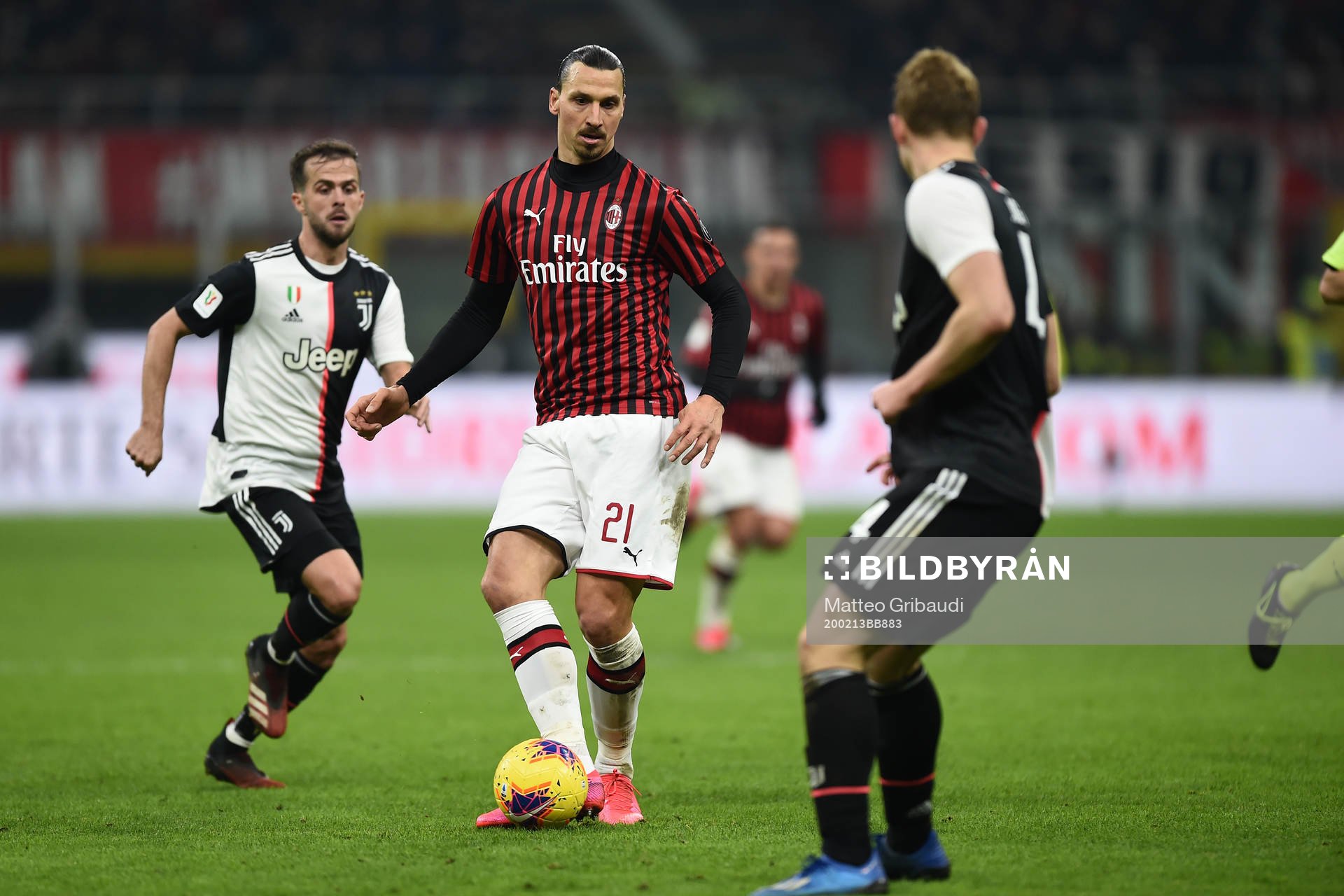 Zlatan Ibrahimovic of AC Milan