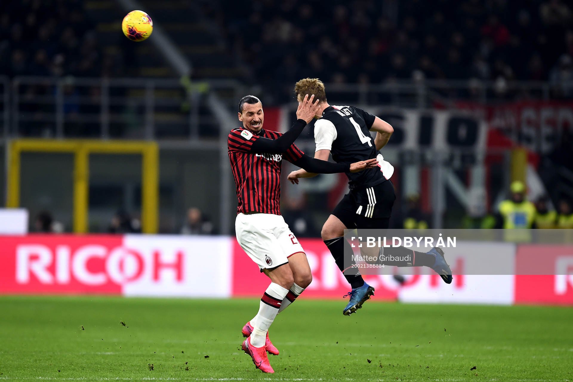 Zlatan Ibrahimovic of AC Milan
