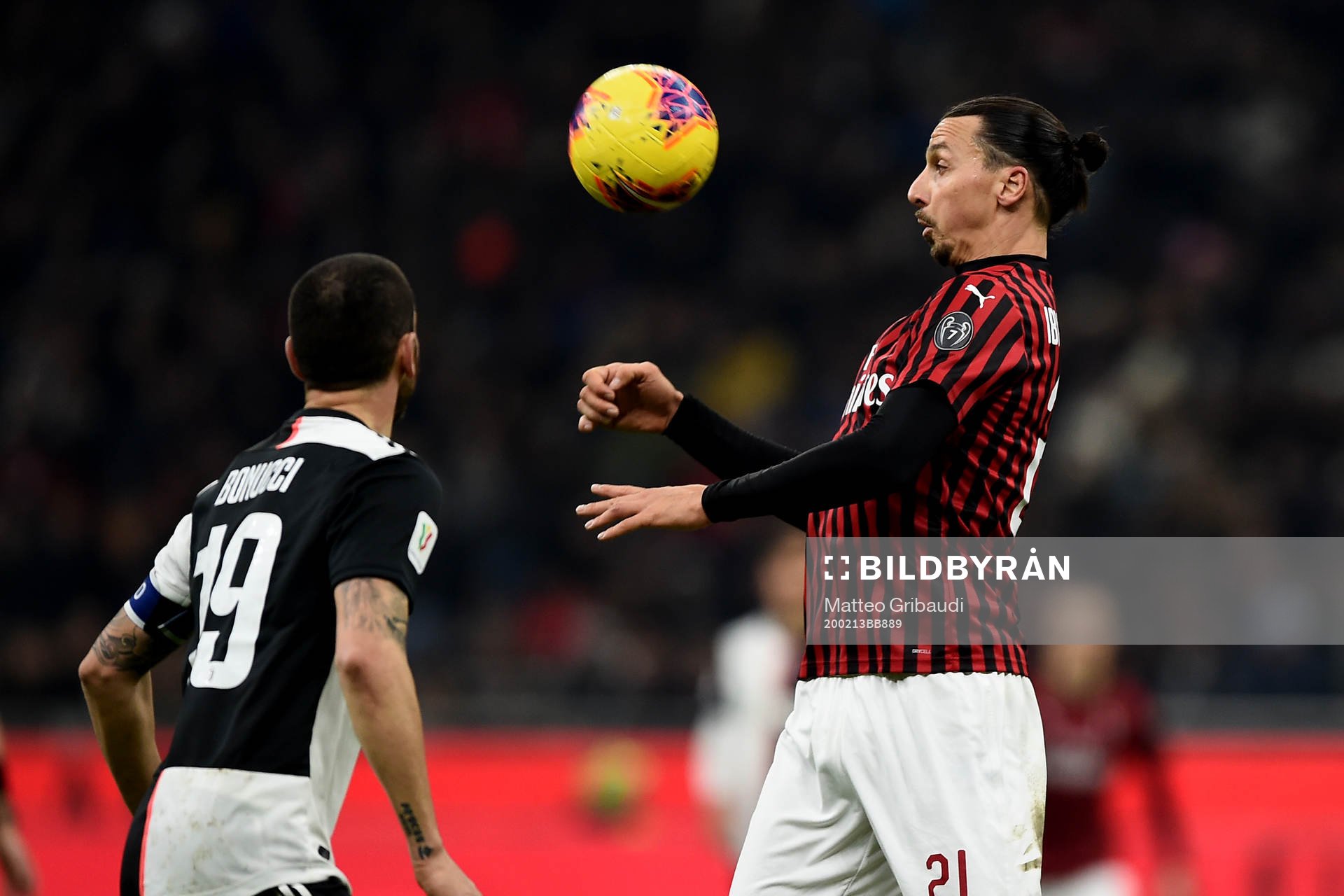 Zlatan Ibrahimovic of AC Milan