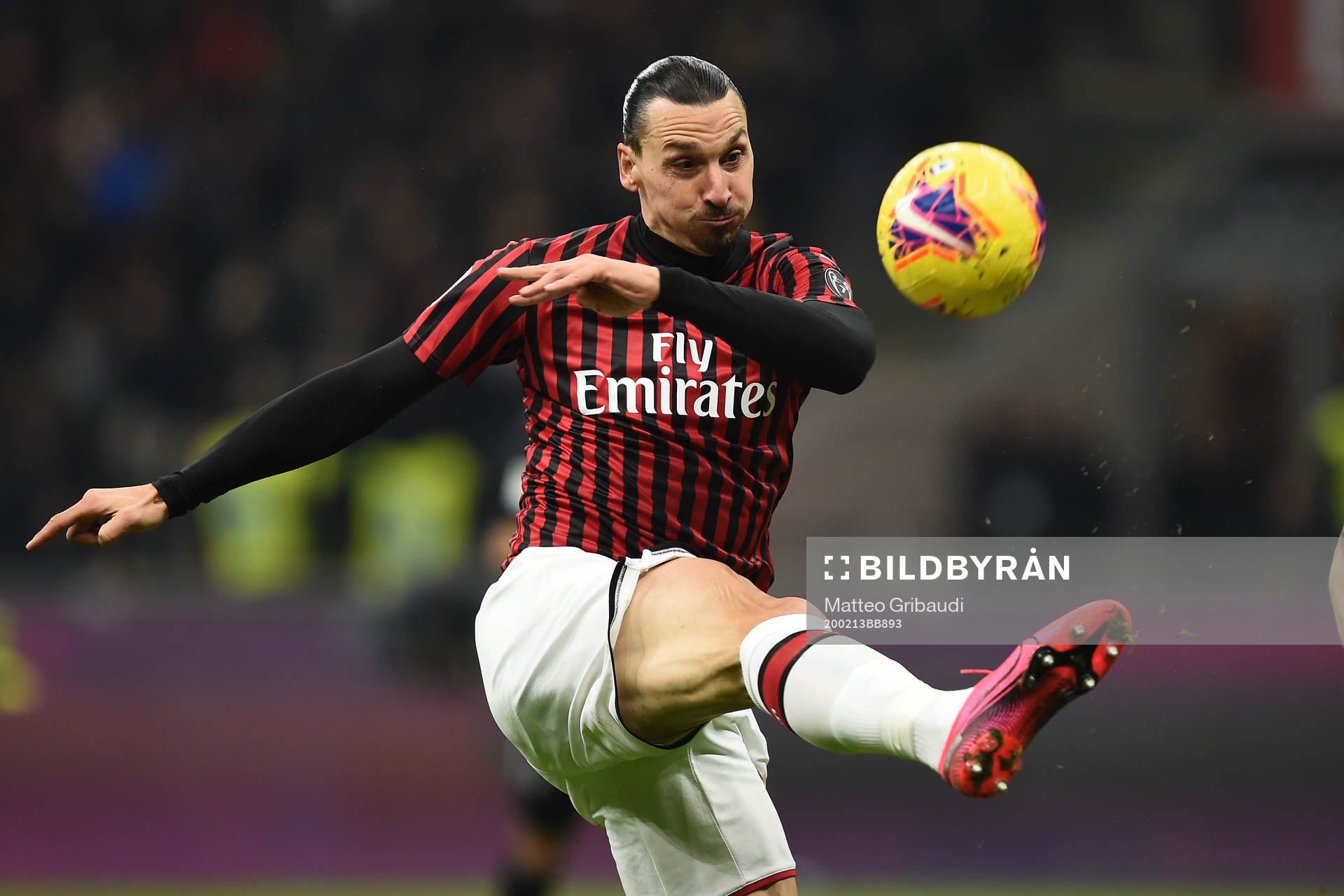Zlatan Ibrahimovic of AC Milan