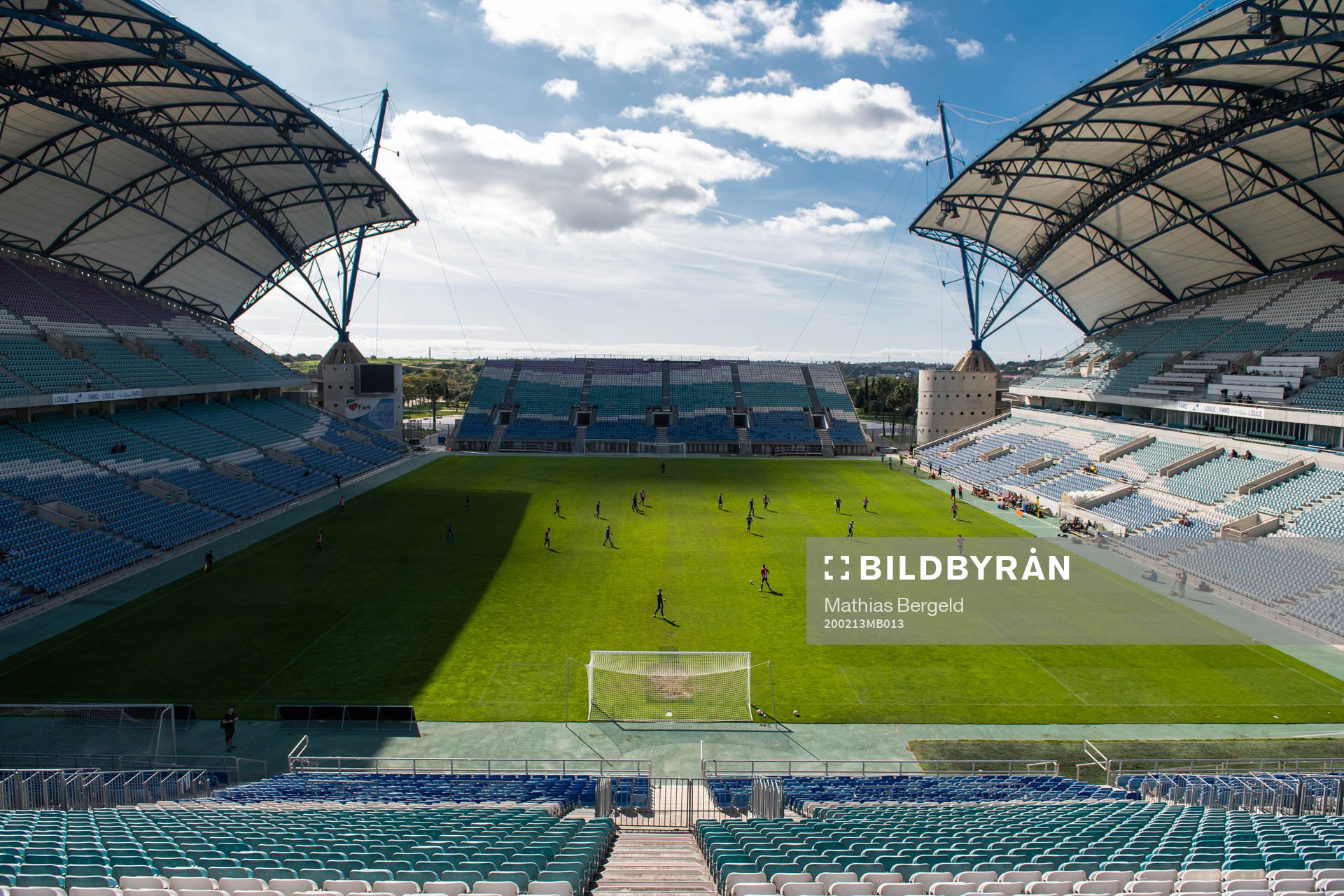 General view of Estadio Algarve