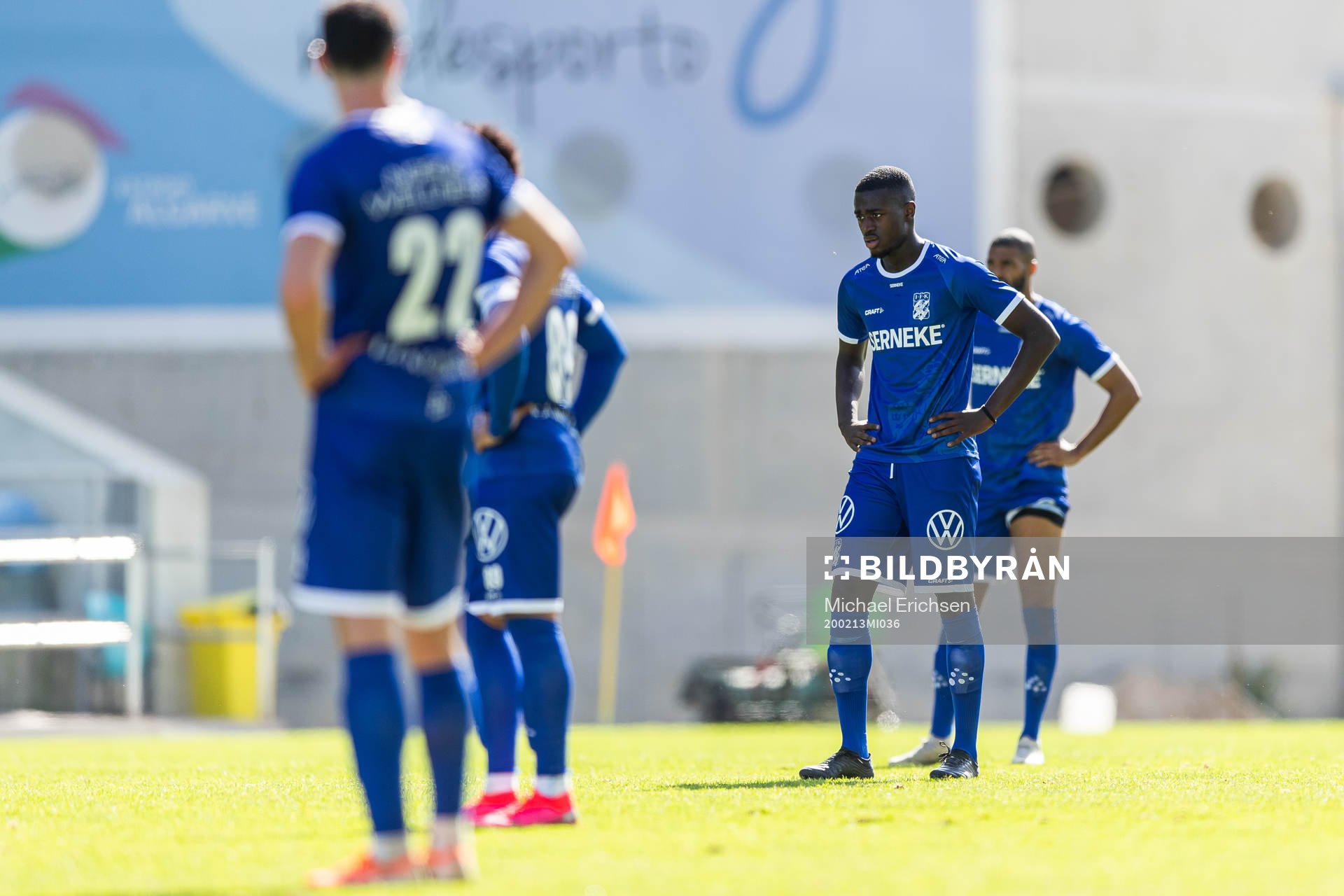 Adil Titi of IFK Göteborg looks dejected
