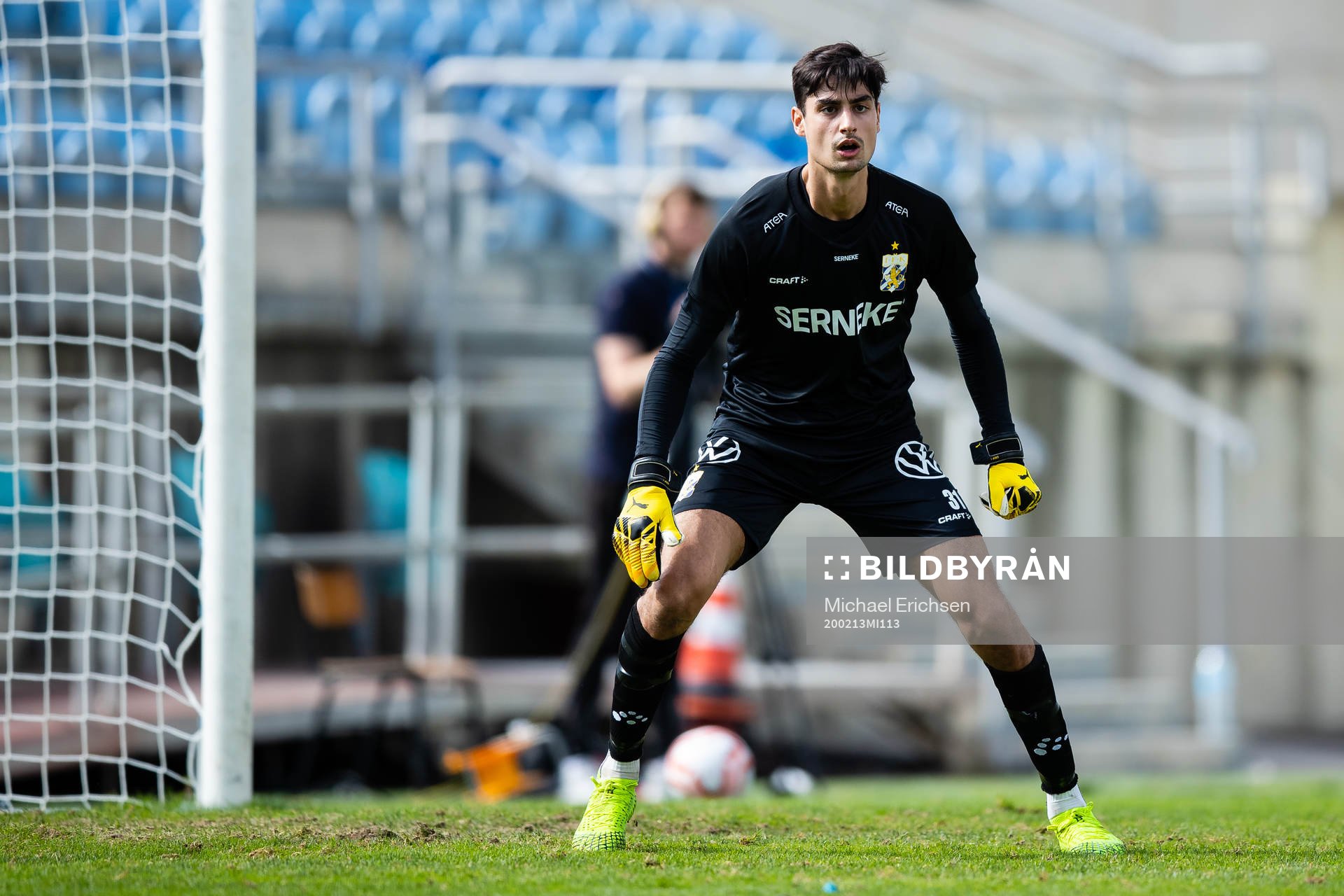 Tom Amos goalkeeper of IFK Göteborg