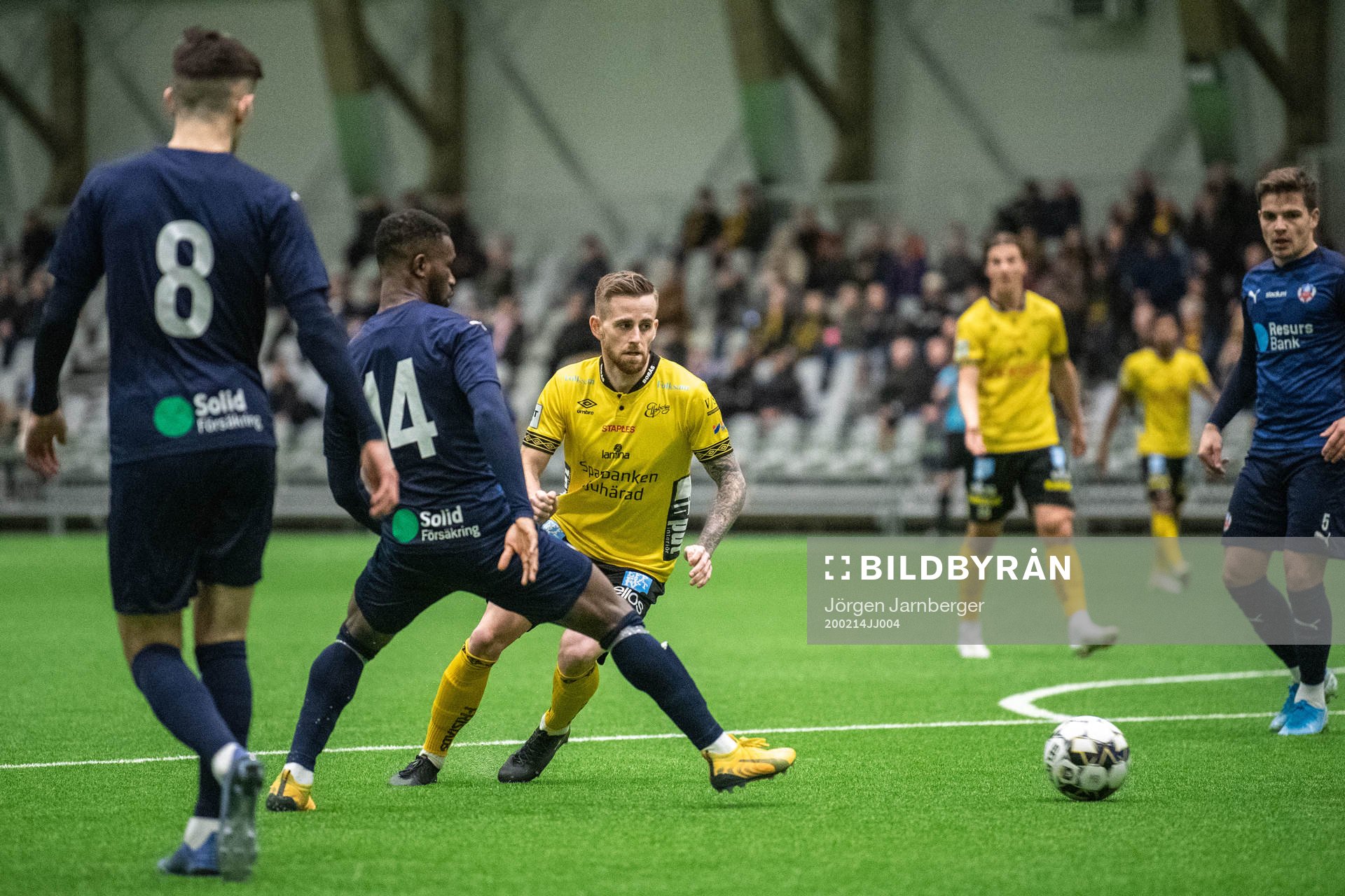 Elfsborgs Rasmus Alm och Helsingborgs Mohammed Abubakari
