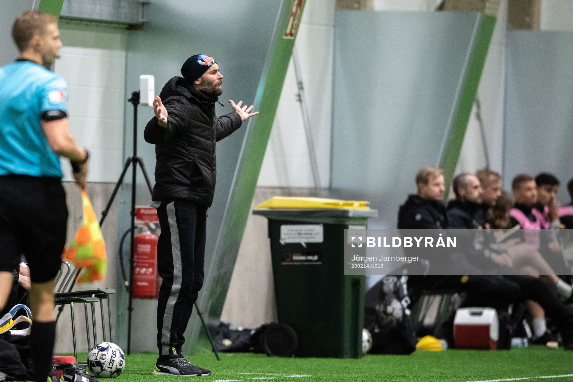 Helsingborgs tränare Olof Mellberg