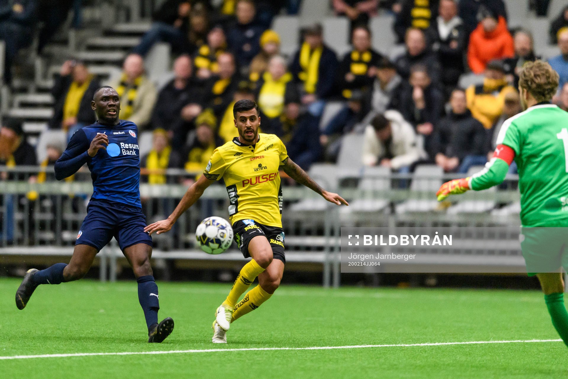 Helsingborgs Ravy Tsouka Dozi och Elfsborgs Rami Kaib