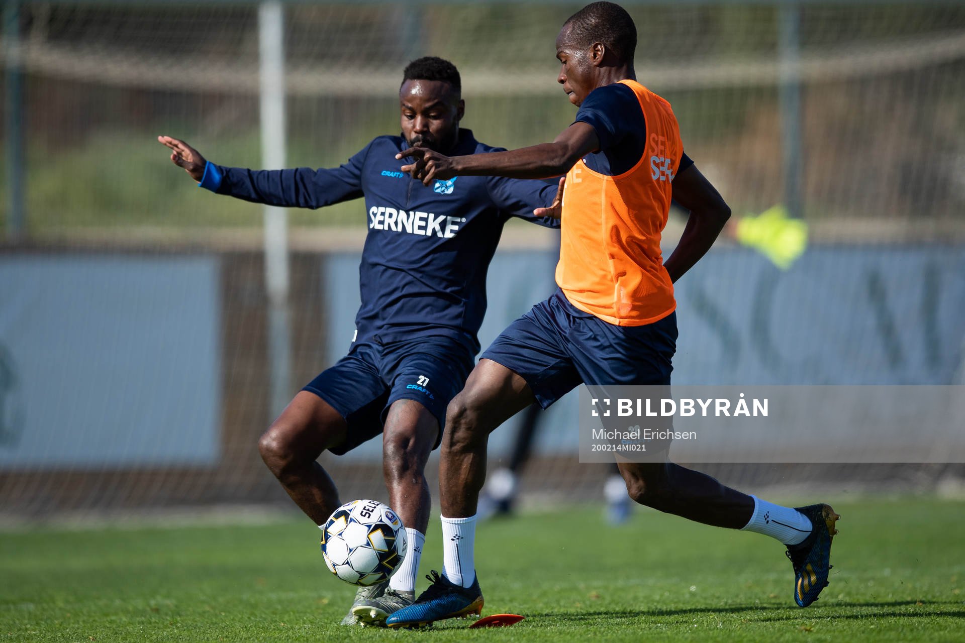 IFK Göteborgs Nzuzi Toko och Alhassan Yusuf