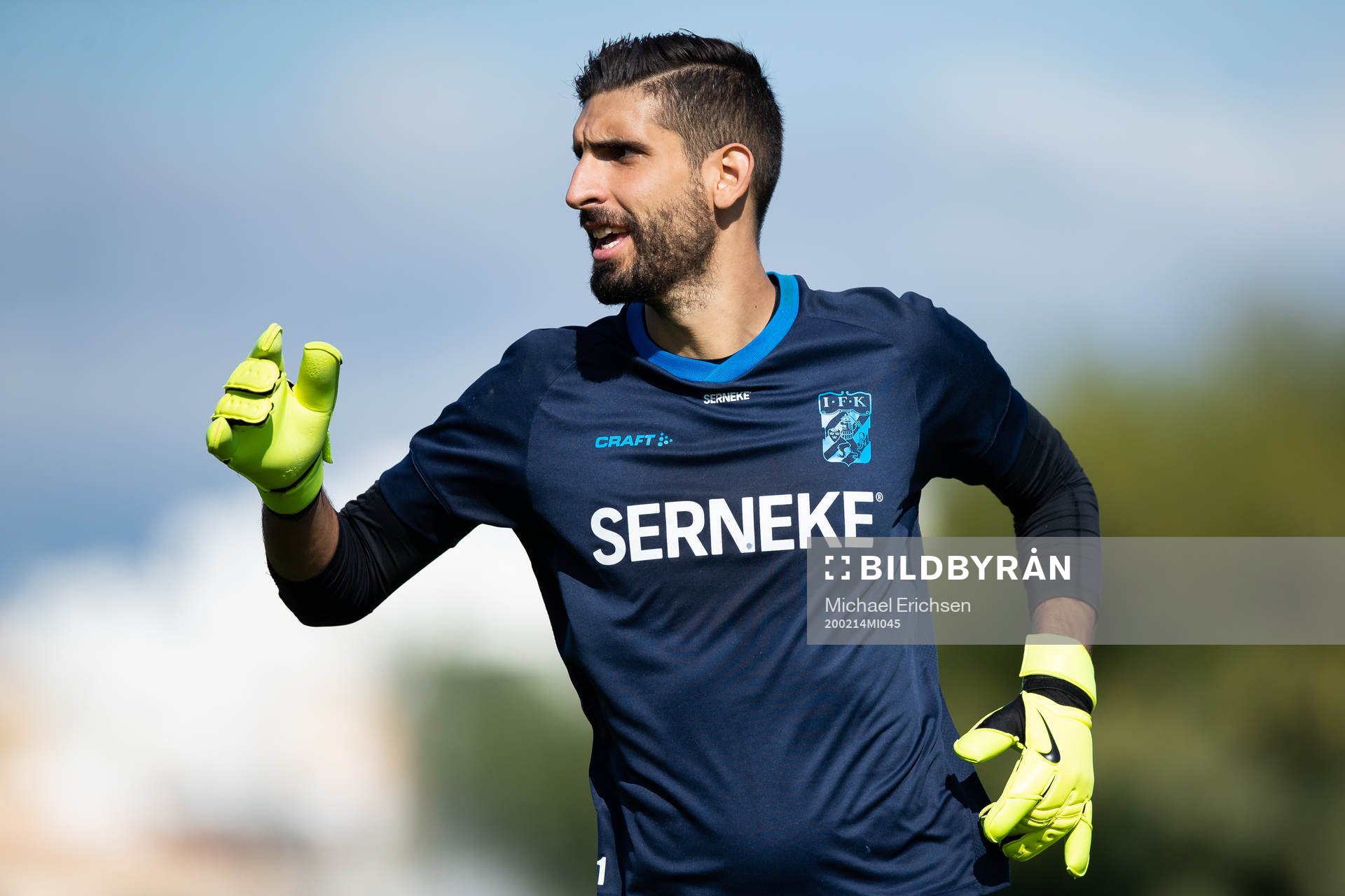 IFK Göteborgs målvakt Giannis Anestis