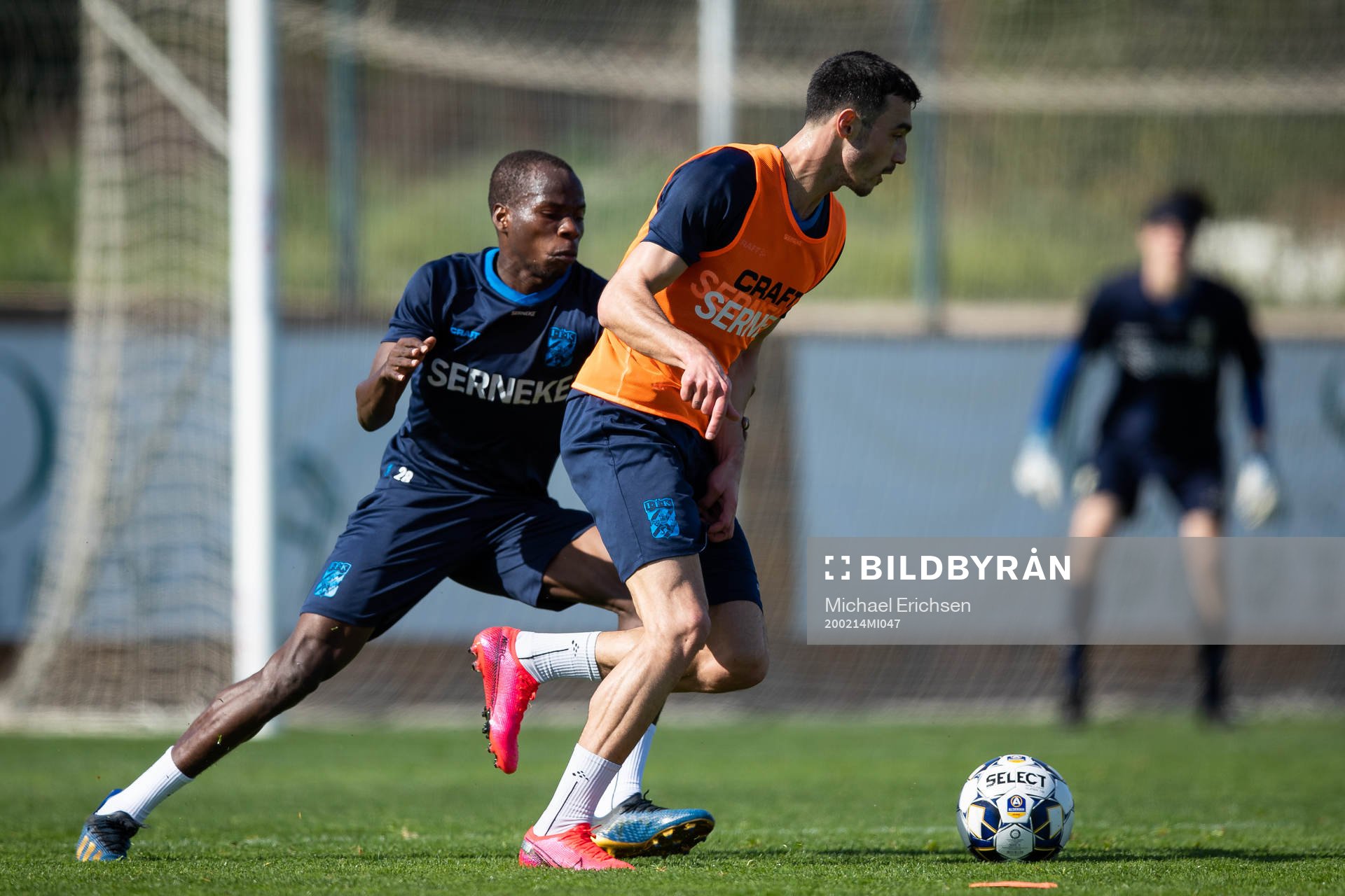 IFK Göteborgs Alhassan Yusuf och Giorgi Kharaishvili