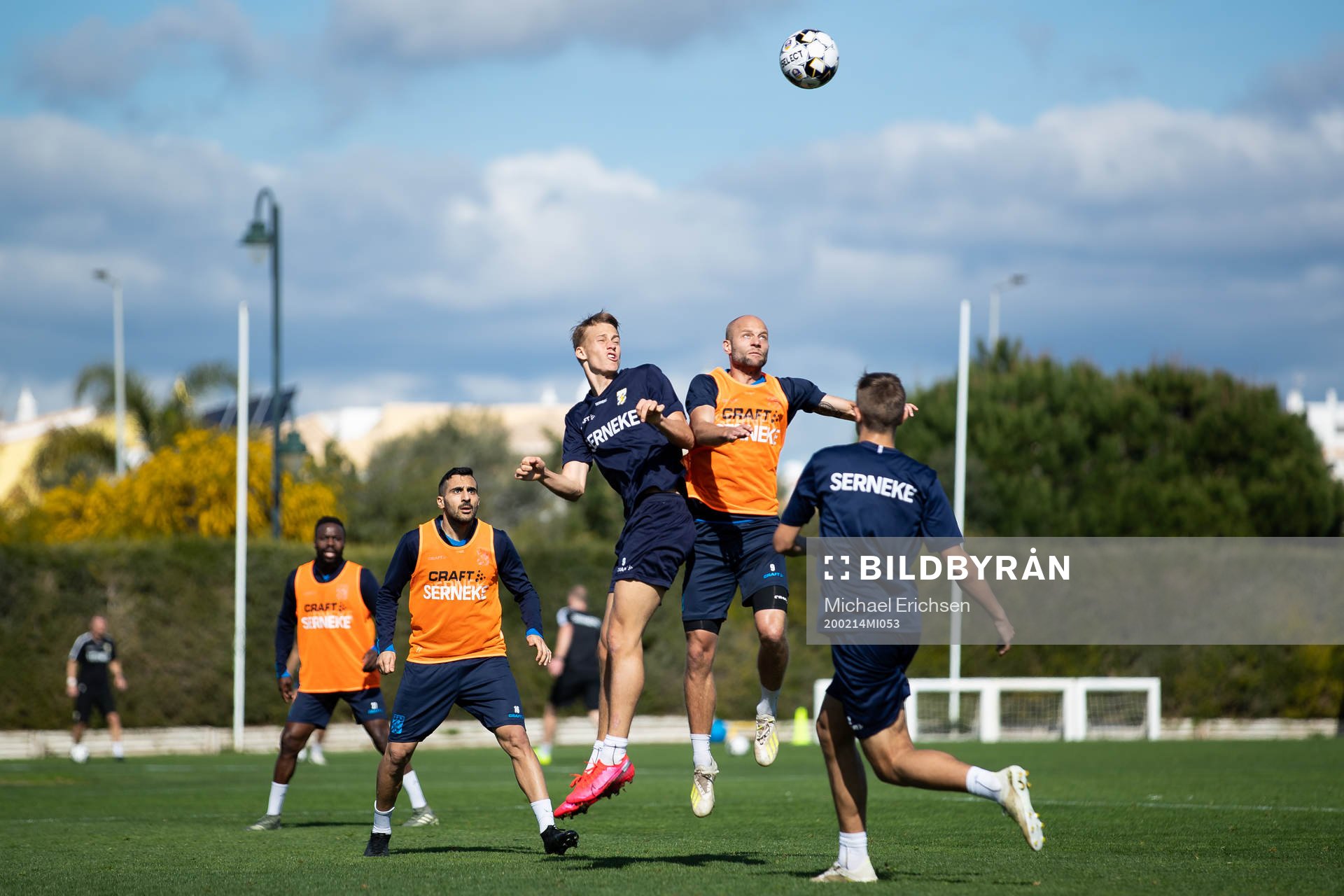 IFK Göteborgs Robin Söder under en träning under ett träningsläger med IFK Göteborg den 14 februari 2020 i Lagos.