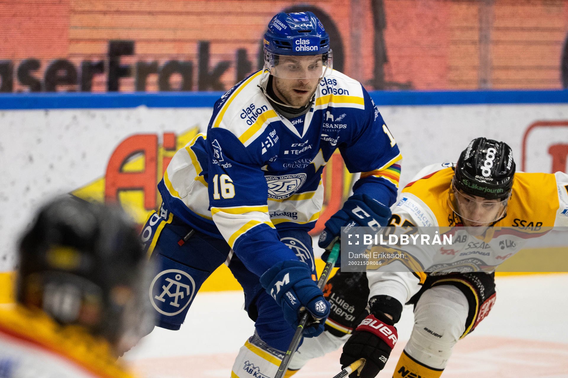 Leksands Daniel Gunnarsson och Luleås Konstantin Komarek