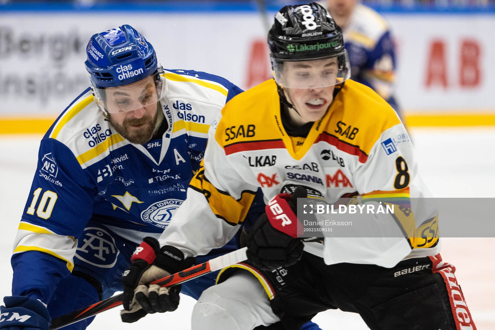 Leksands Johan Fransson och Luleås Noel Gunler