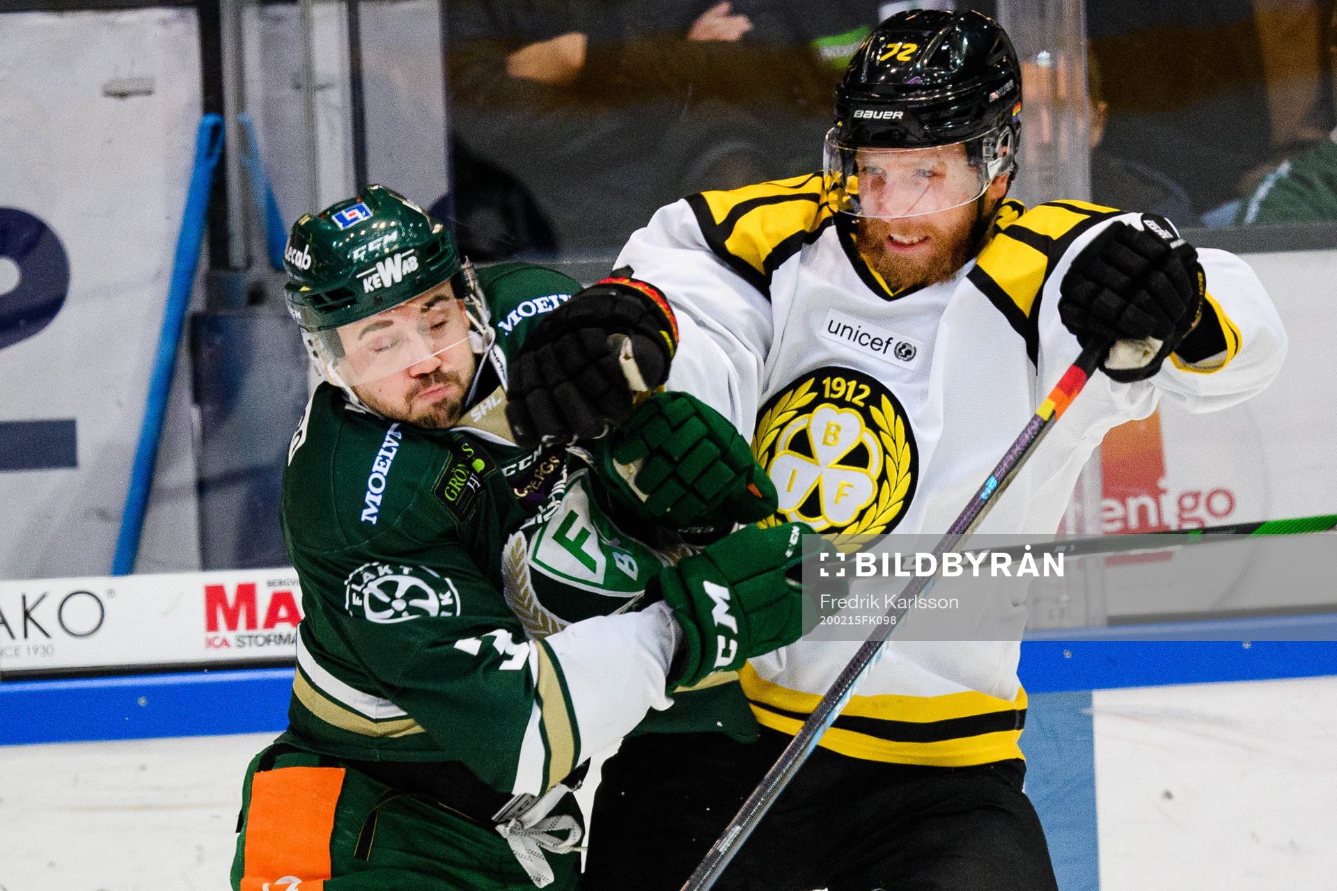Färjestads Jens Westin och Brynäs Joachim Rohdin