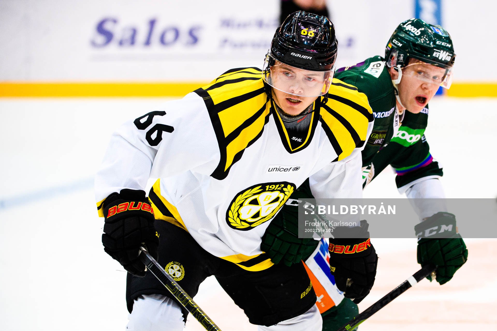 Brynäs Alexander Lindelöf och Färjestads Daniel Viksten