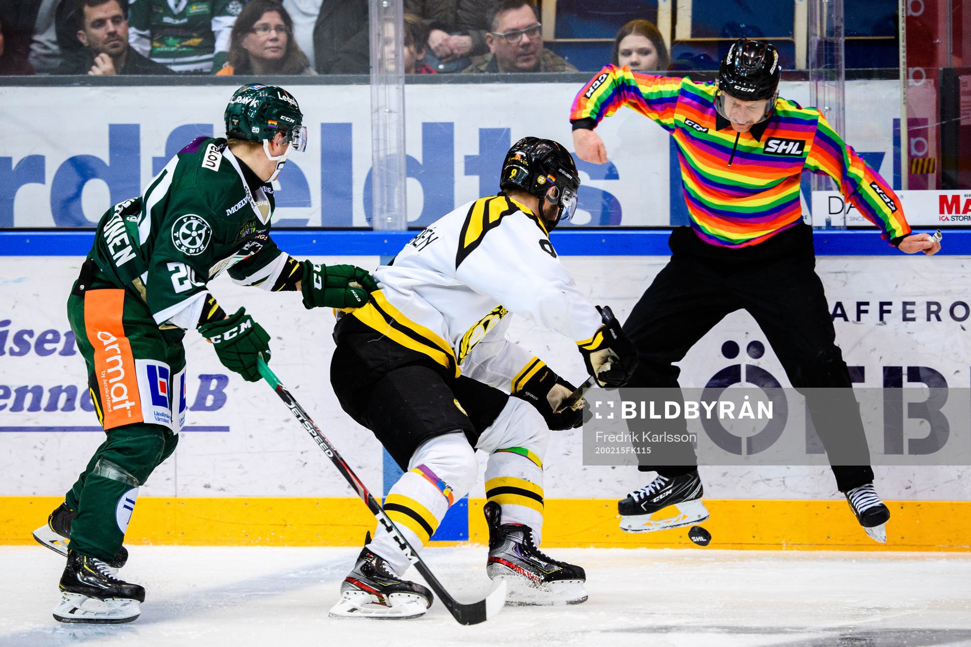 Färjestads Henrik Lundberg, Brynäs Niclas Andersén och