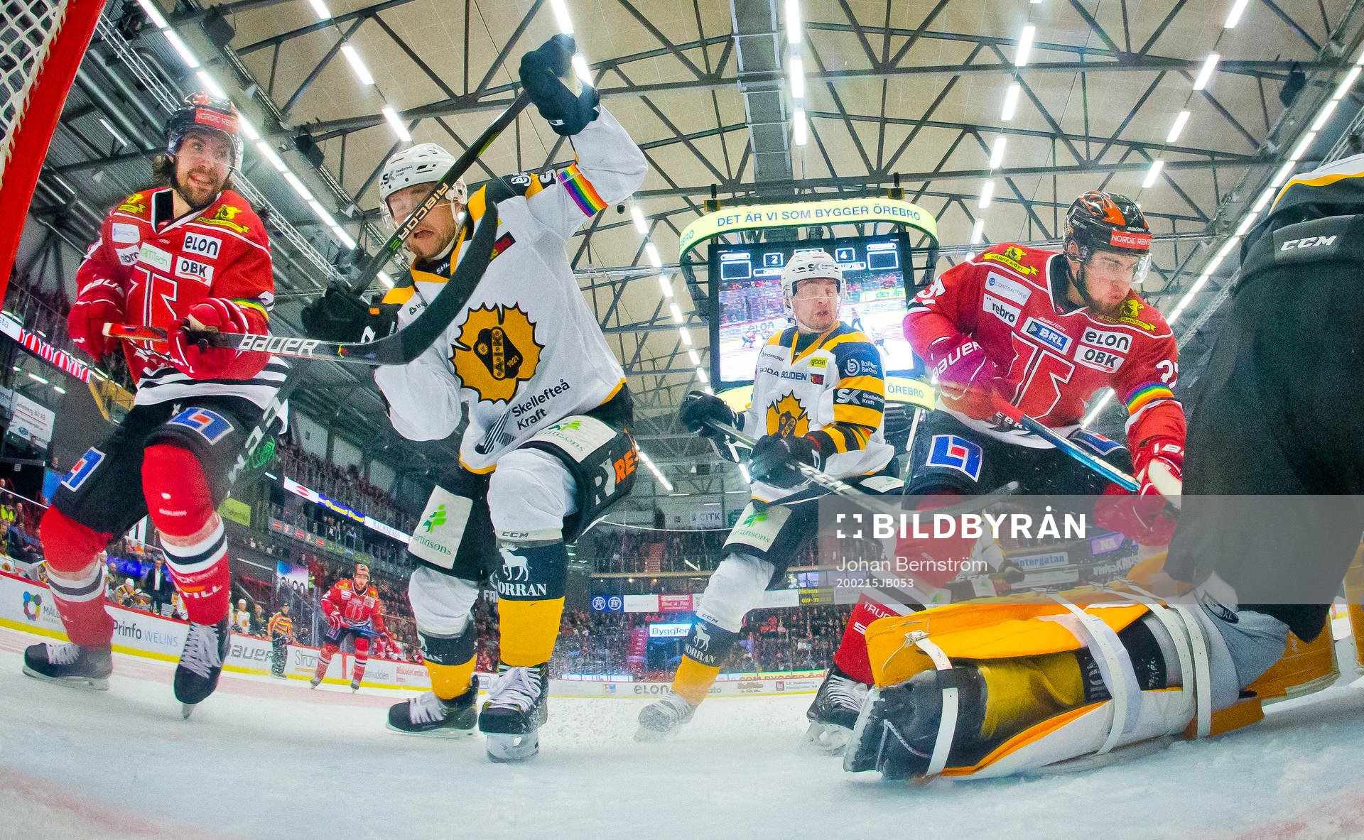 Örebros Ludvig Rensfeldt, Skellefteås Filip Berglund och