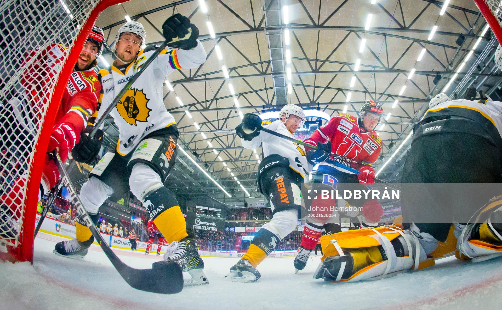 Örebros Ludvig Rensfeldt, Skellefteås Filip Berglund och