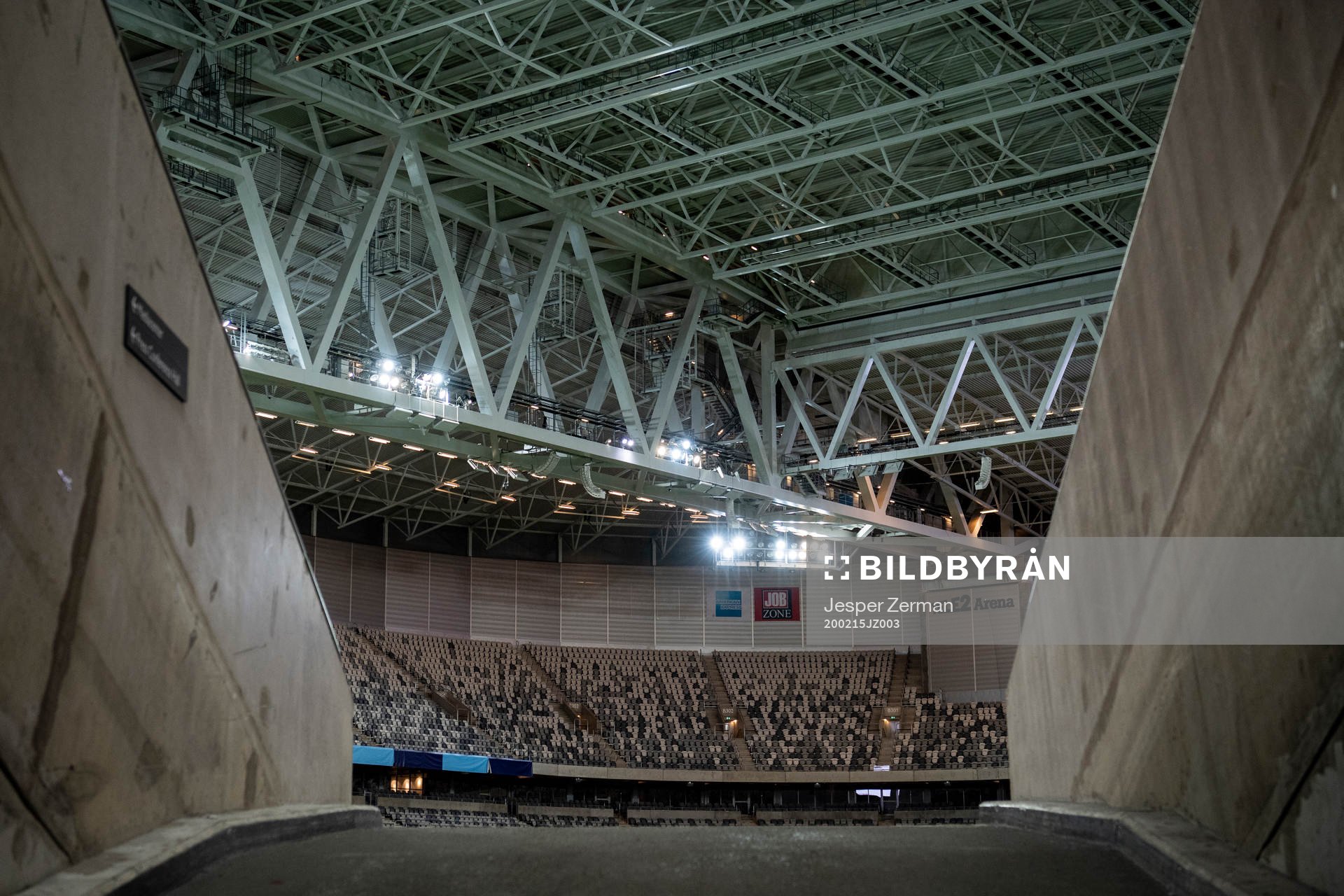 Interiös vy av Tele2 Arena
