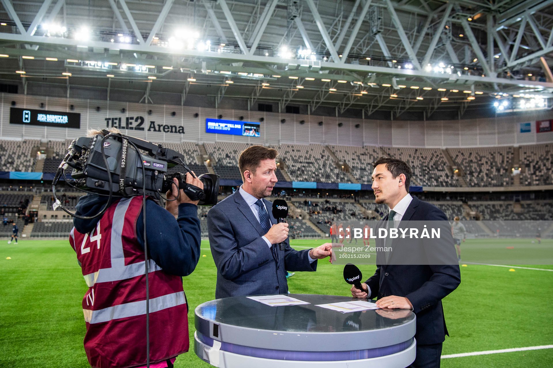 Jonas Dahlquist och Stefan Ishizaki i dplay-studion