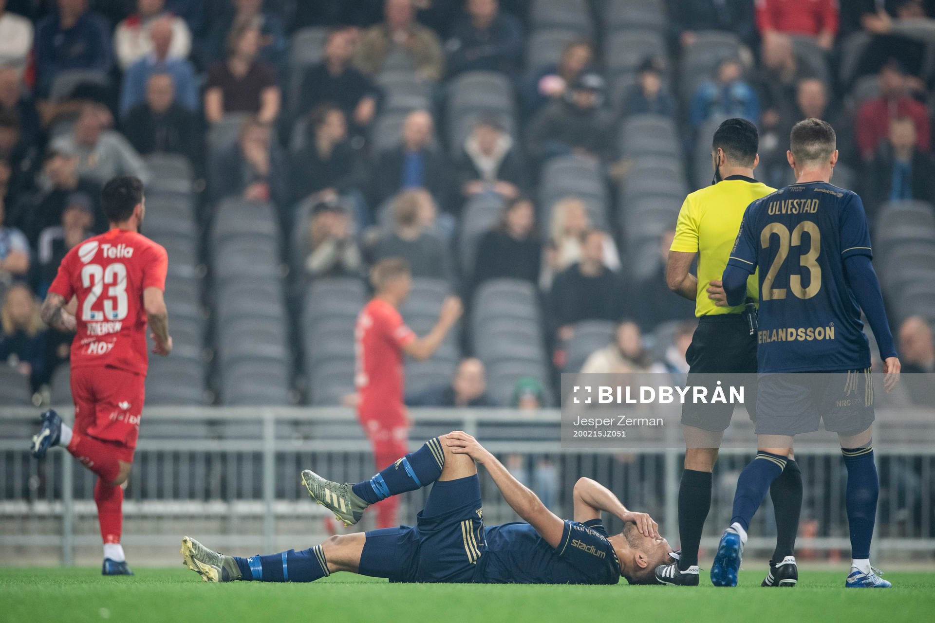 Djurgårdens Jesper Karlström har ont
