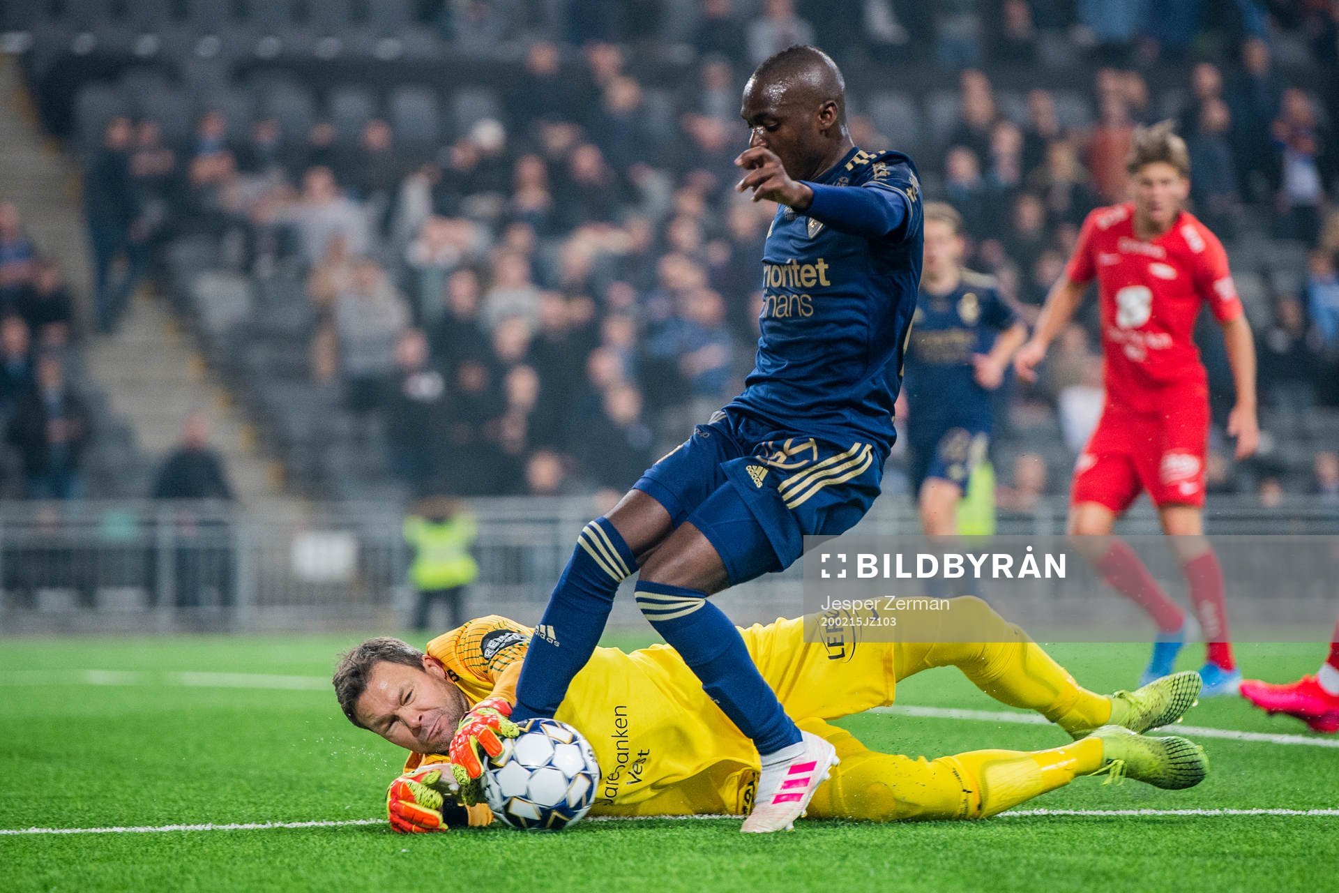 Branns målvakt Håkon Opdal och Djurgårdens Edward