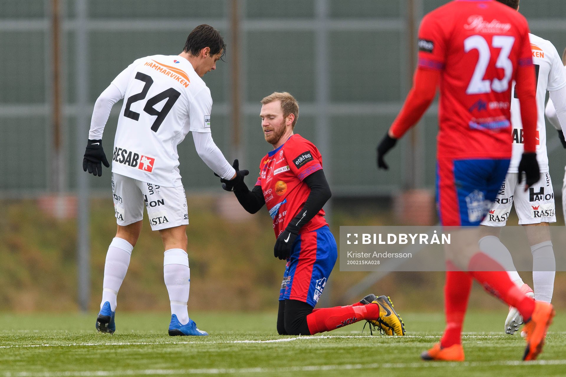 Örgrytes Kevin Ackermann och Tvååkers Per Karlsson