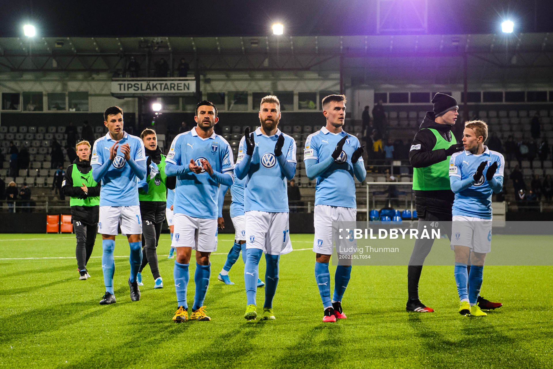 Malmö FFs spelare jublar