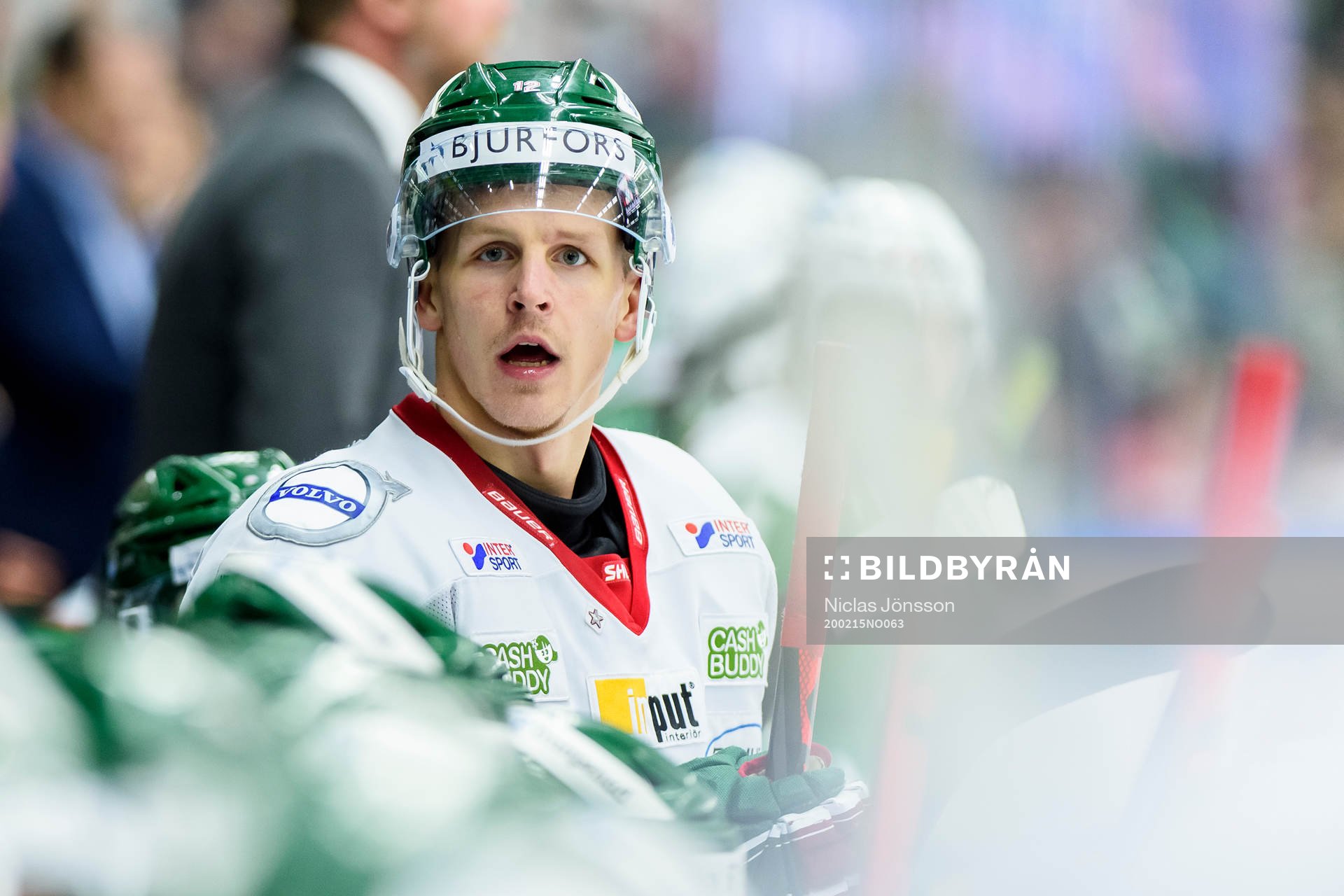 Frölundas Max Friberg deppar