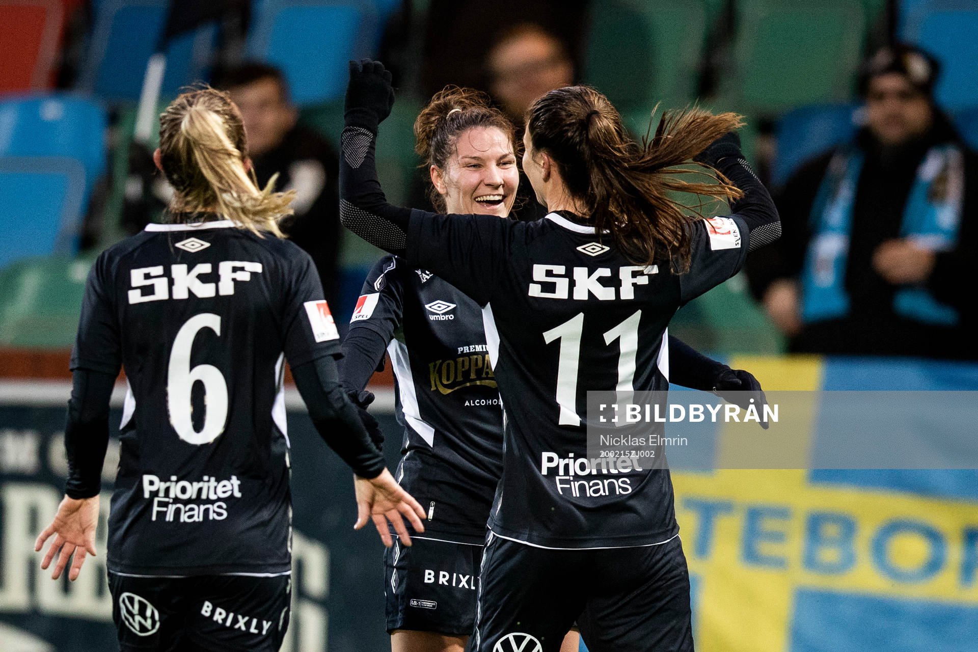 Göteborgs Natalia Kuikka, Julia Roddar och Pauline