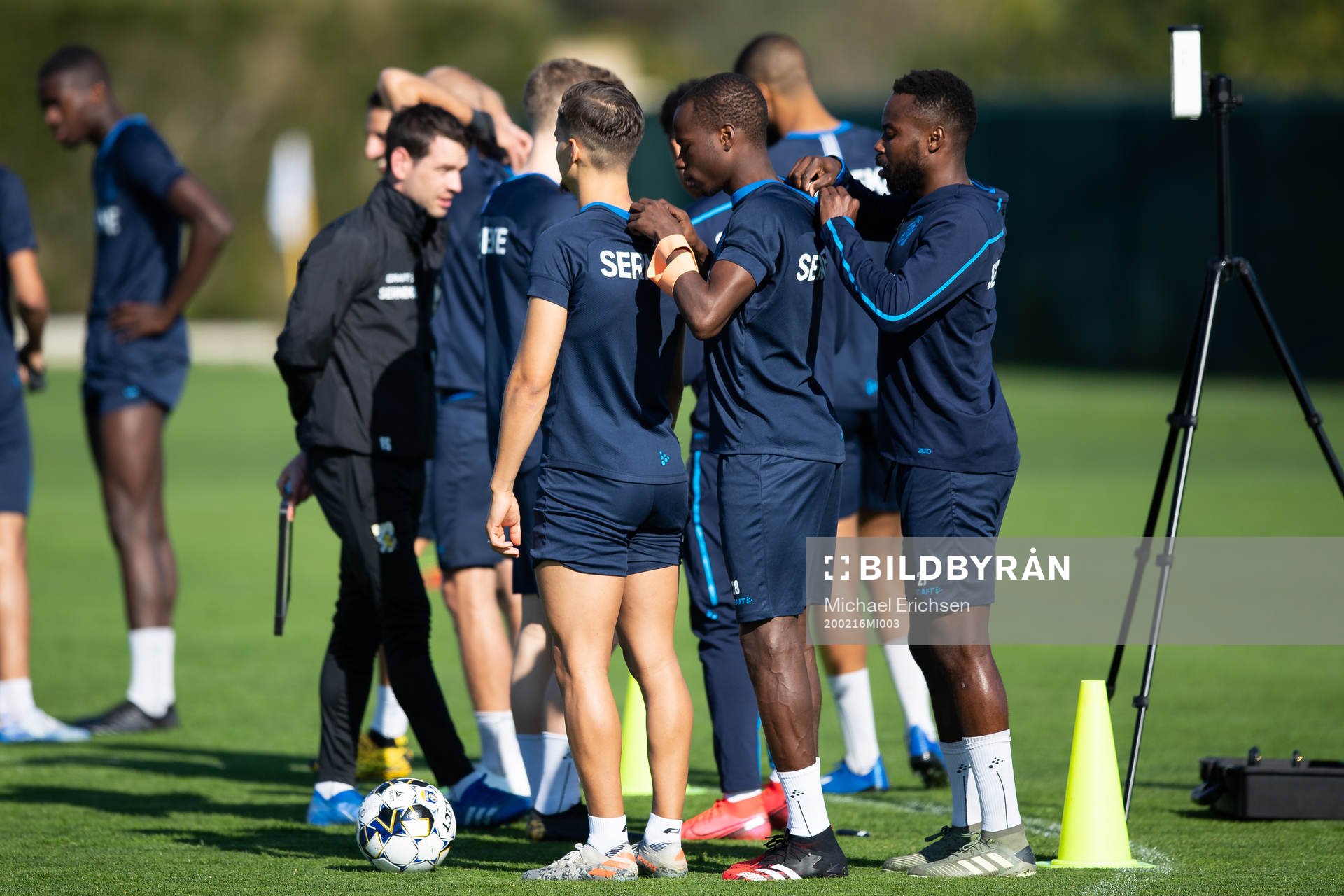 IFK Göteborgs Amin Affane, Alhassan Yusuf och Nzuzi Toko