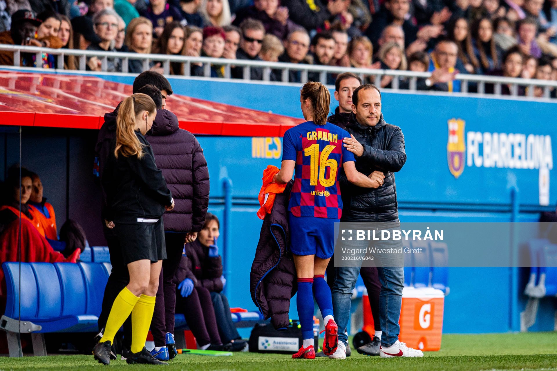 Caroline Graham Hansen is being substituted by Lluis