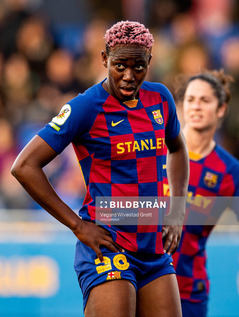 Asisat Oshoala of Barcelona