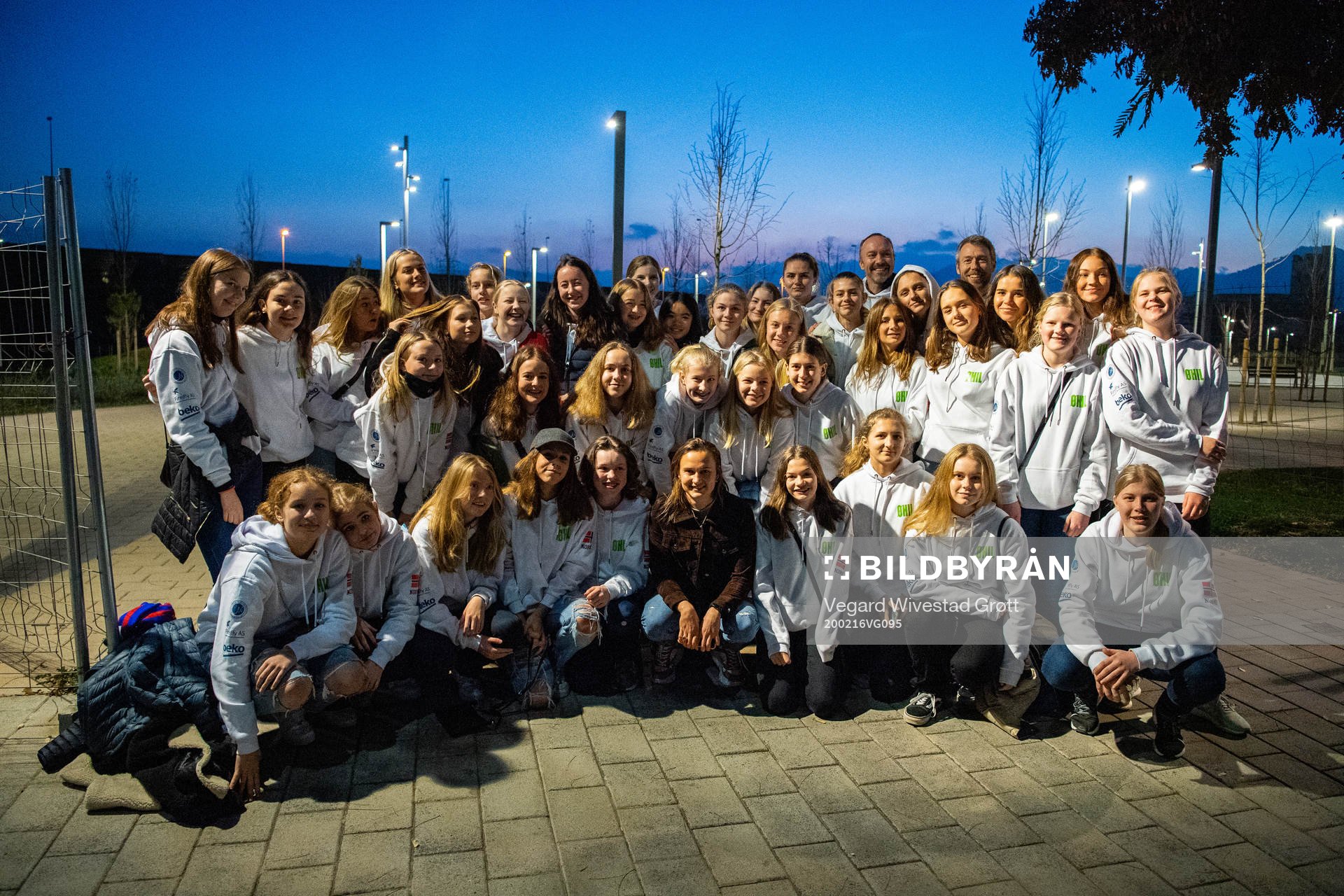 Caroline Graham Hansen of Barcelona poses for a team photo