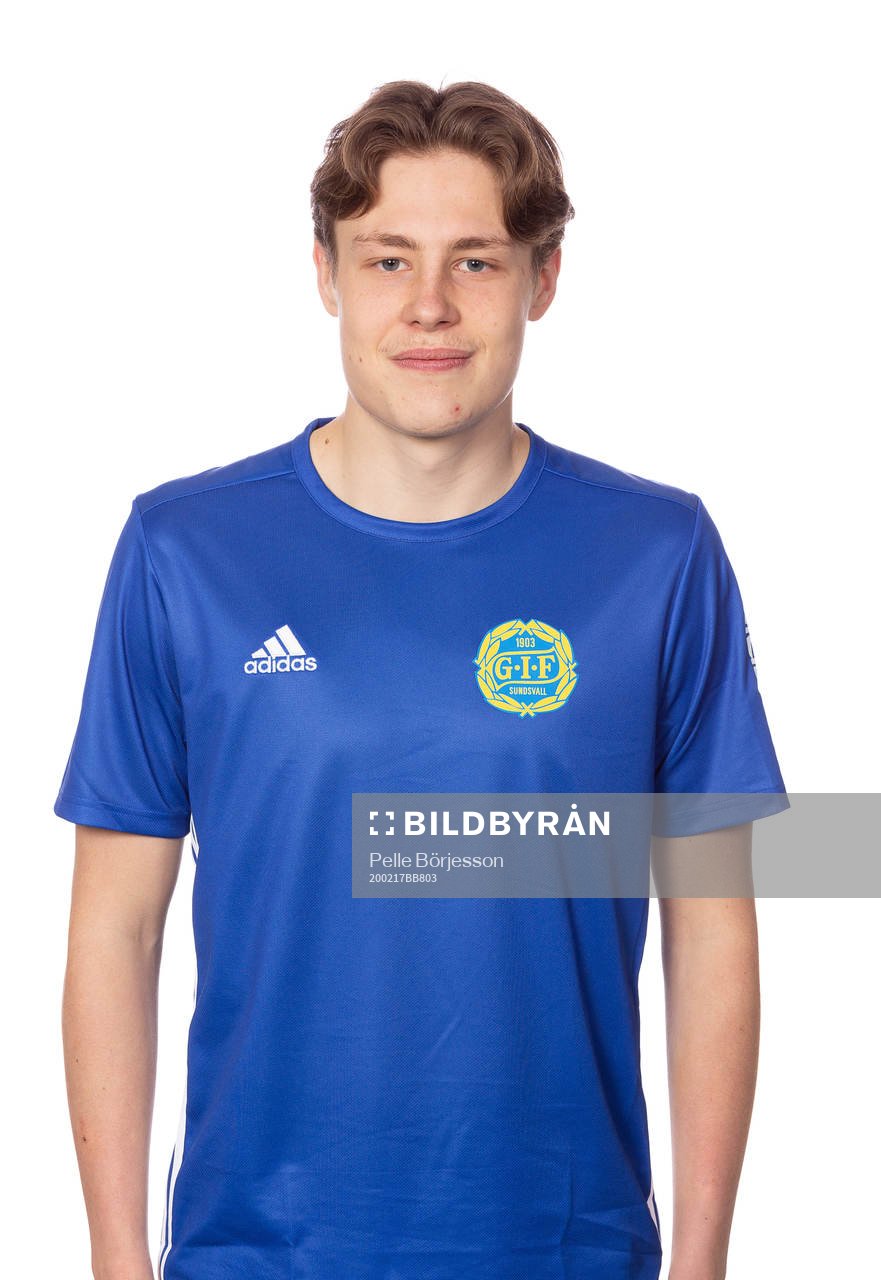 GIF Sundsvalls Jesper Carström poserar för ett porträtt den 17 februari 2020 i Sundsvall.
