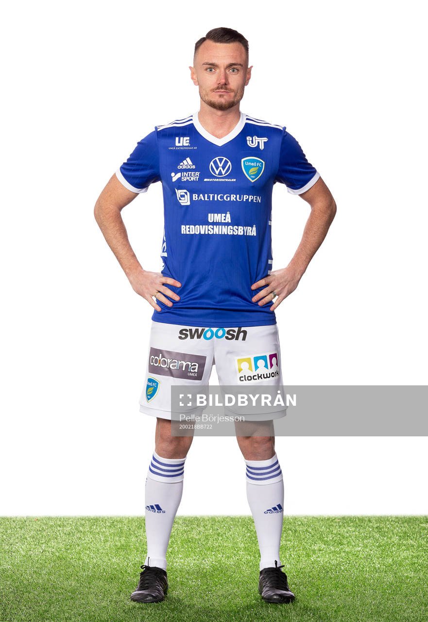 Umeås Aurelien Norest poserar för ett porträtt den 18 februari 2020 i Umeå.