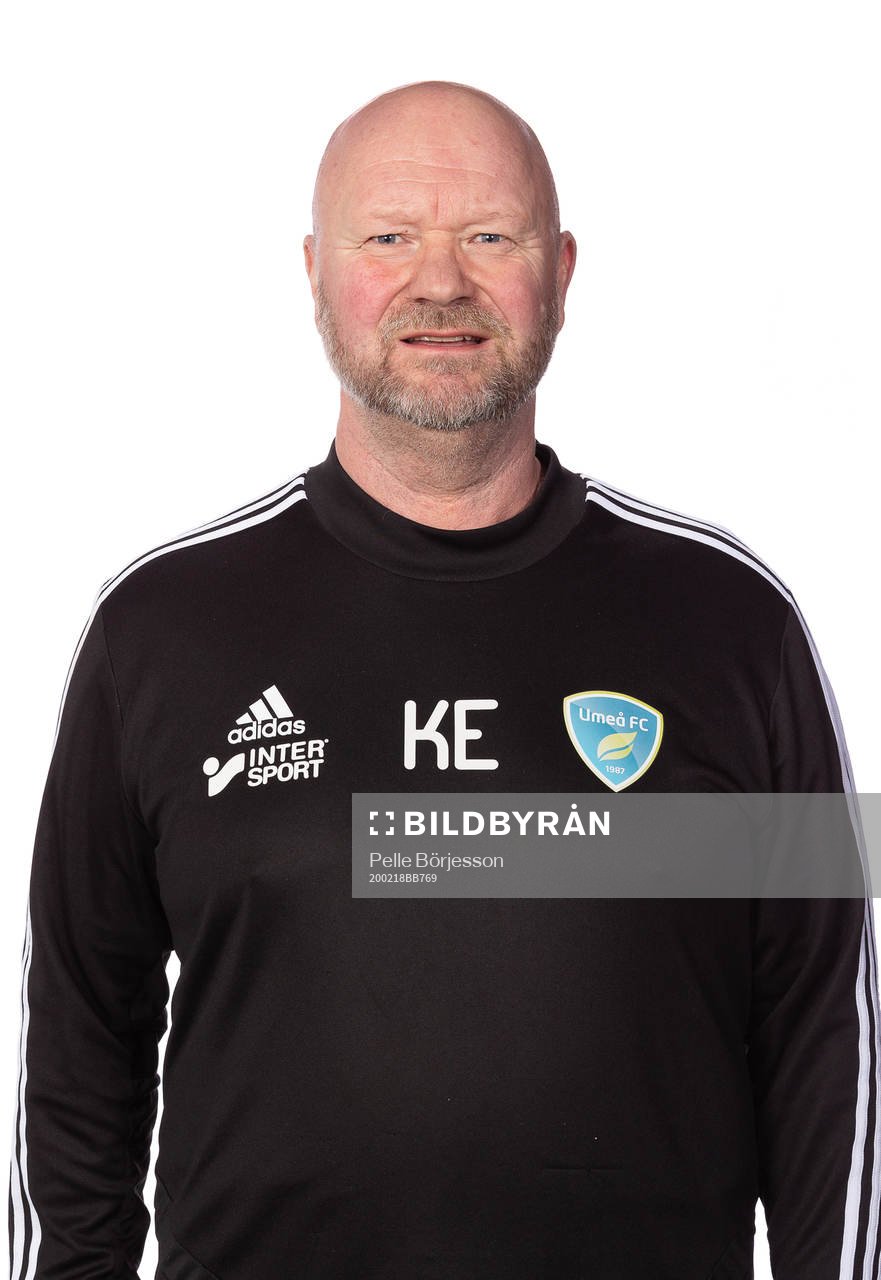 Umeås assisterande tränare Kim Eriksson poserar för ett porträtt den 18 februari 2020 i Umeå.