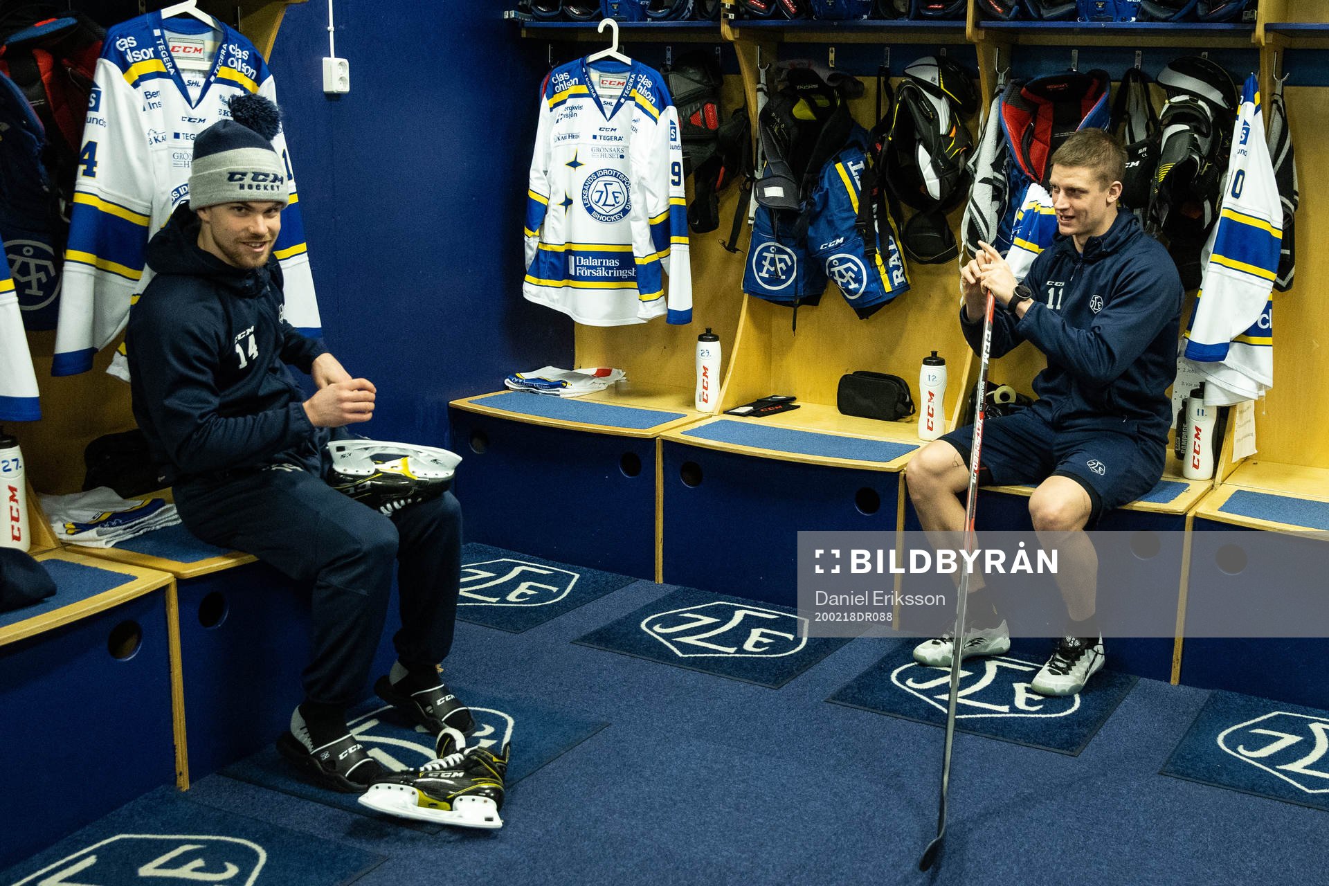 Leksands Oskar Lang och Leksands Martin Karlsson