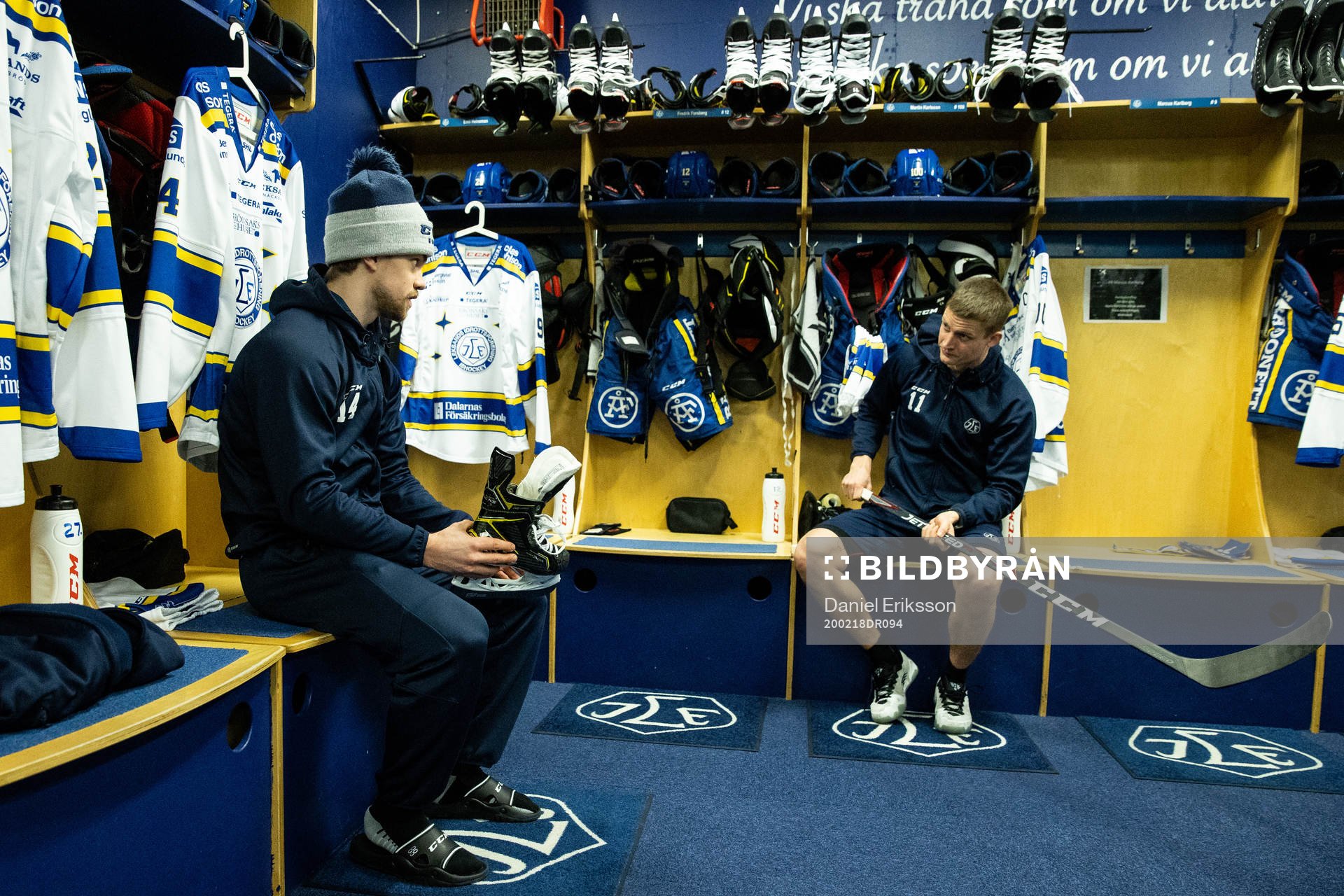 Leksands Oskar Lang och Leksands Martin Karlsson