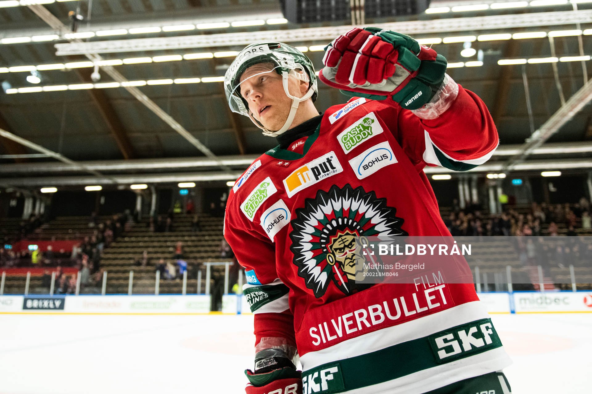 Frölundas Ryan Lasch jublar
