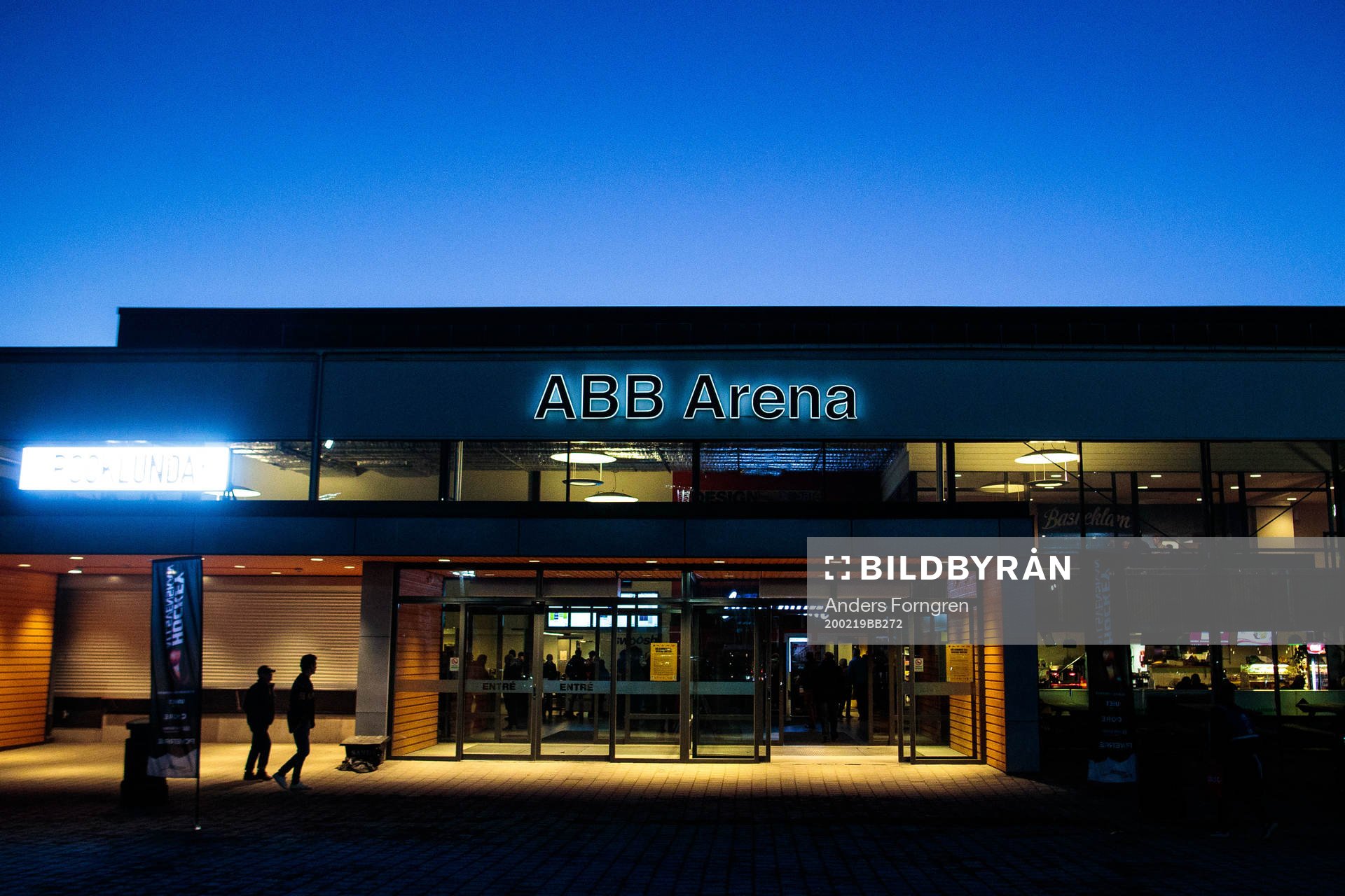 Exteriör av ABB Arena Nord