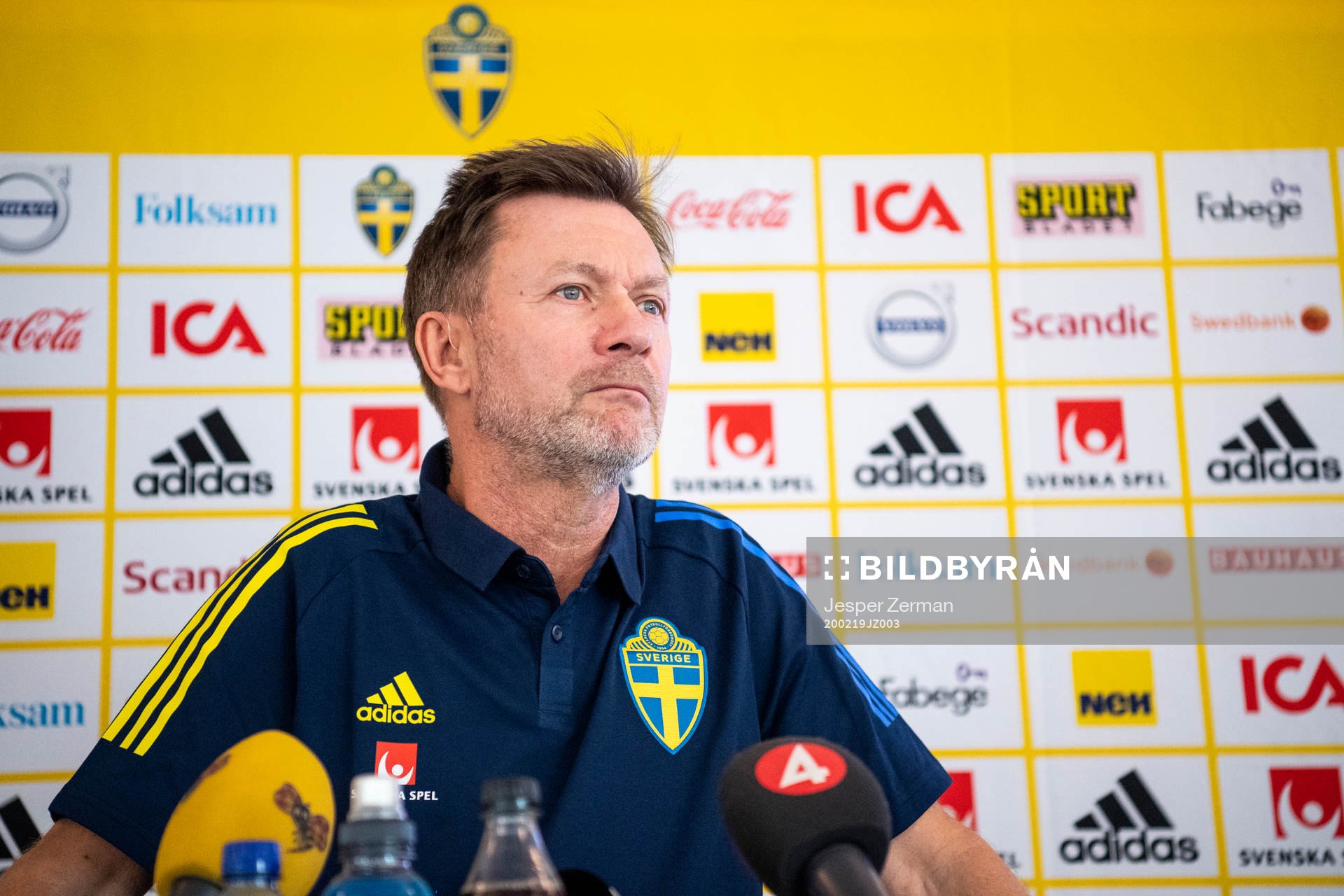 Svenska damlandslagets förbundskapten Peter Gerhardsson