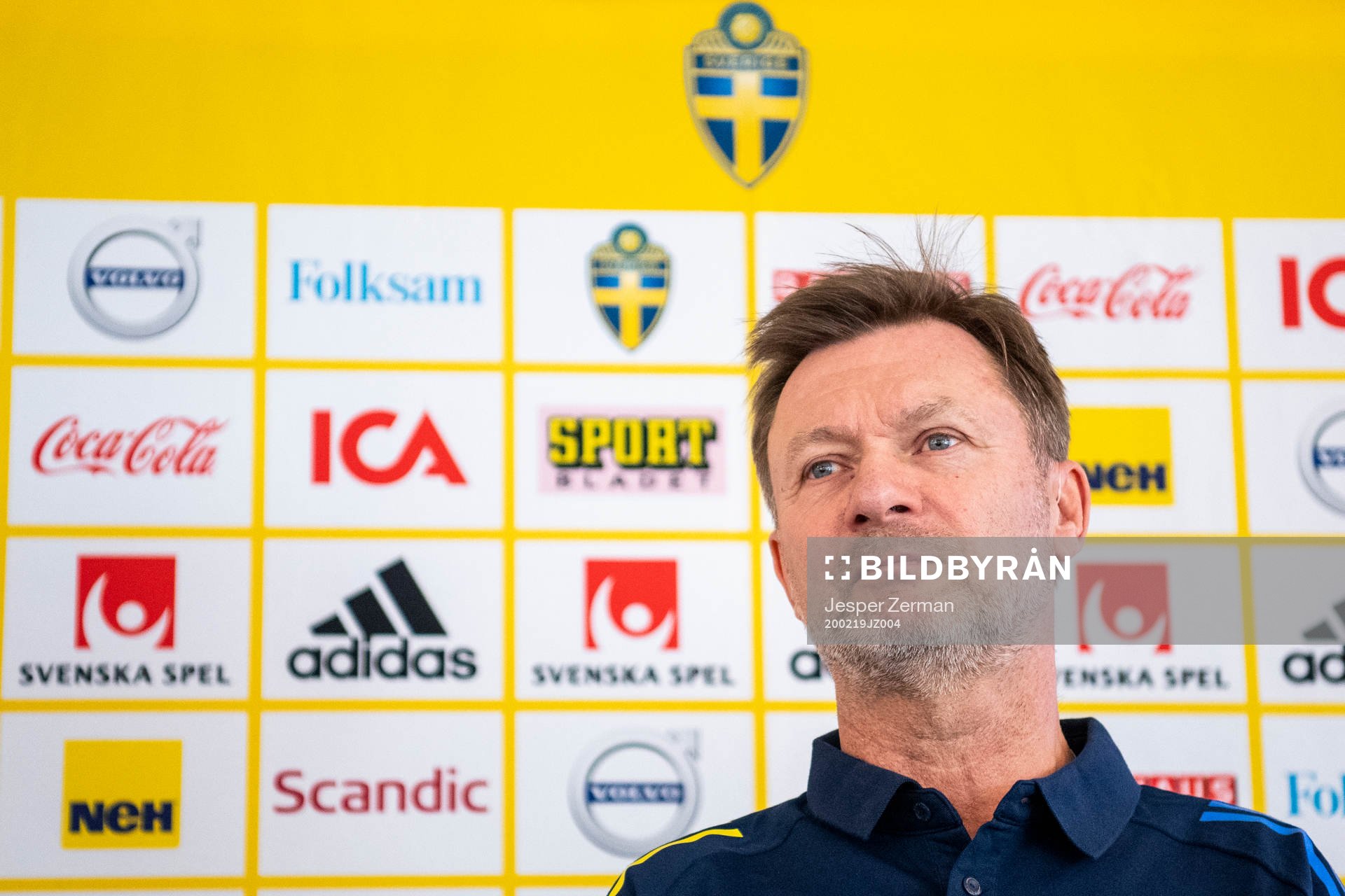 Svenska damlandslagets förbundskapten Peter Gerhardsson