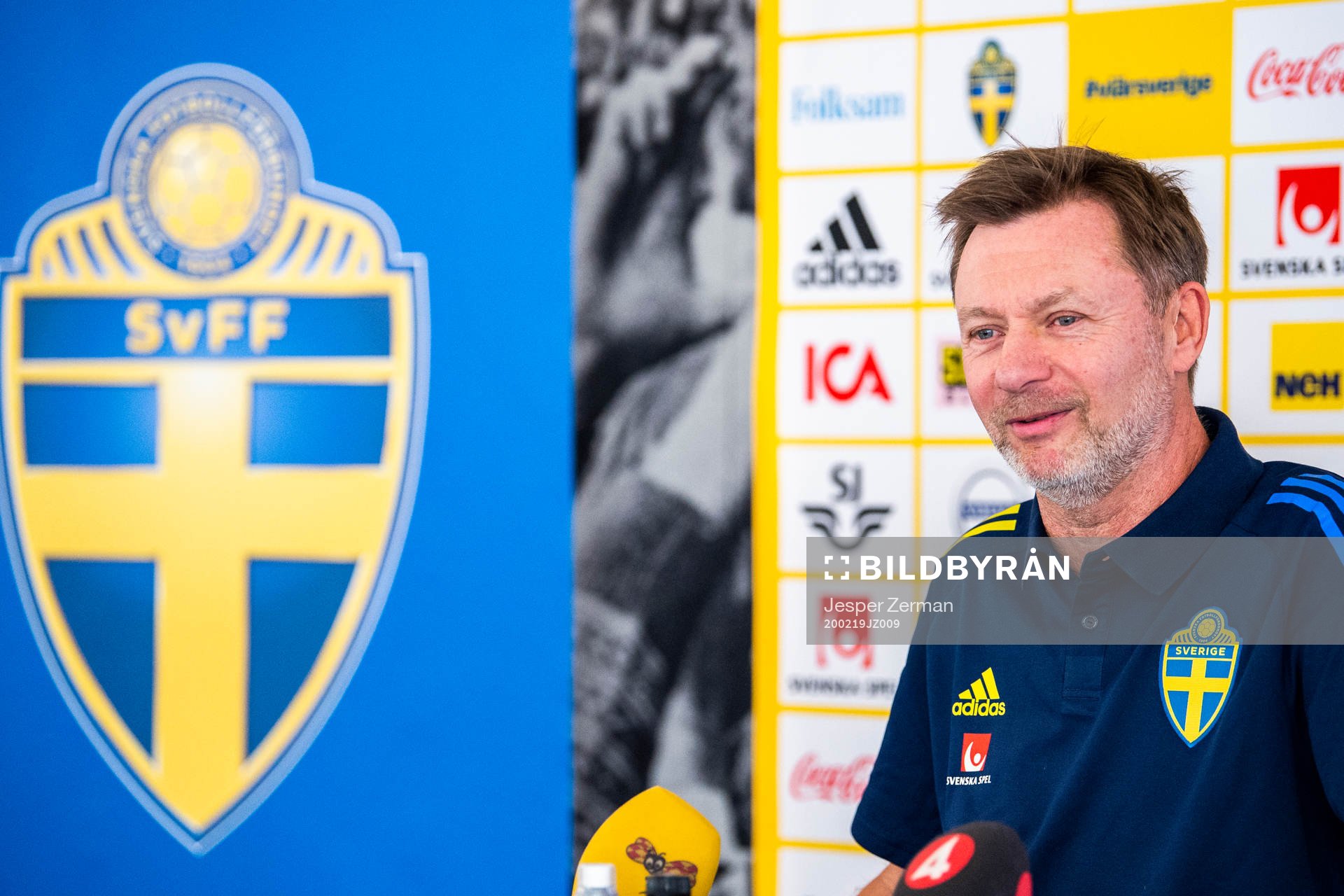 Svenska damlandslagets förbundskapten Peter Gerhardsson