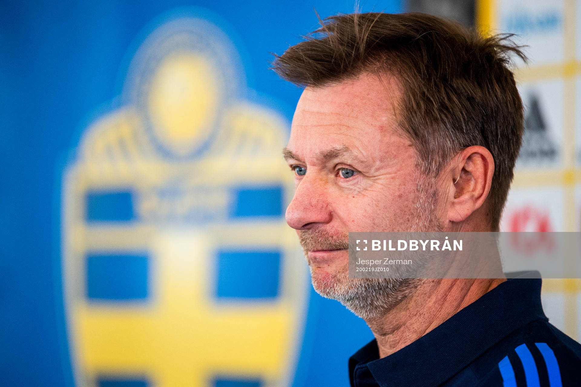 Svenska damlandslagets förbundskapten Peter Gerhardsson
