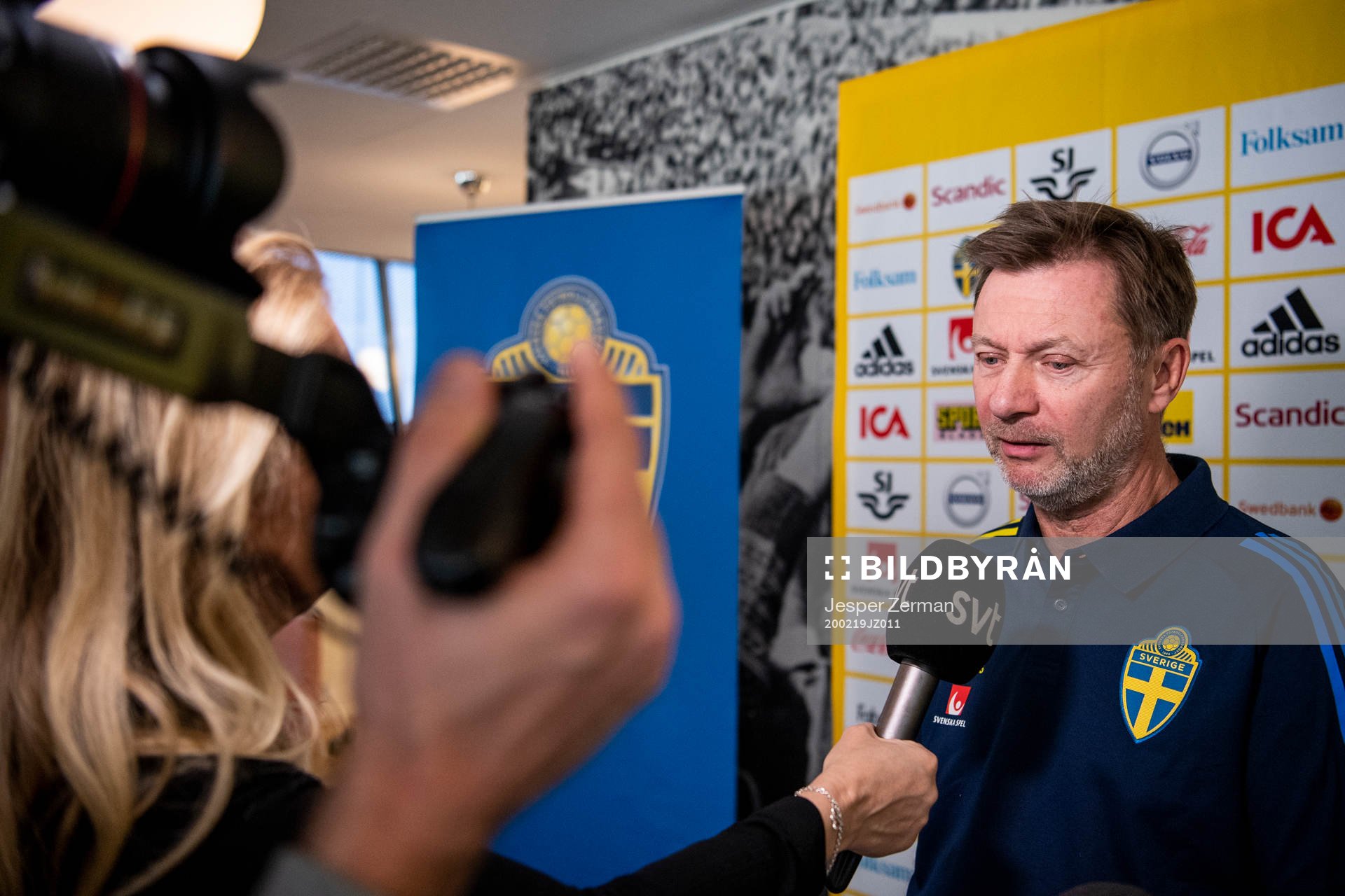 Svenska damlandslagets förbundskapten Peter Gerhardsson