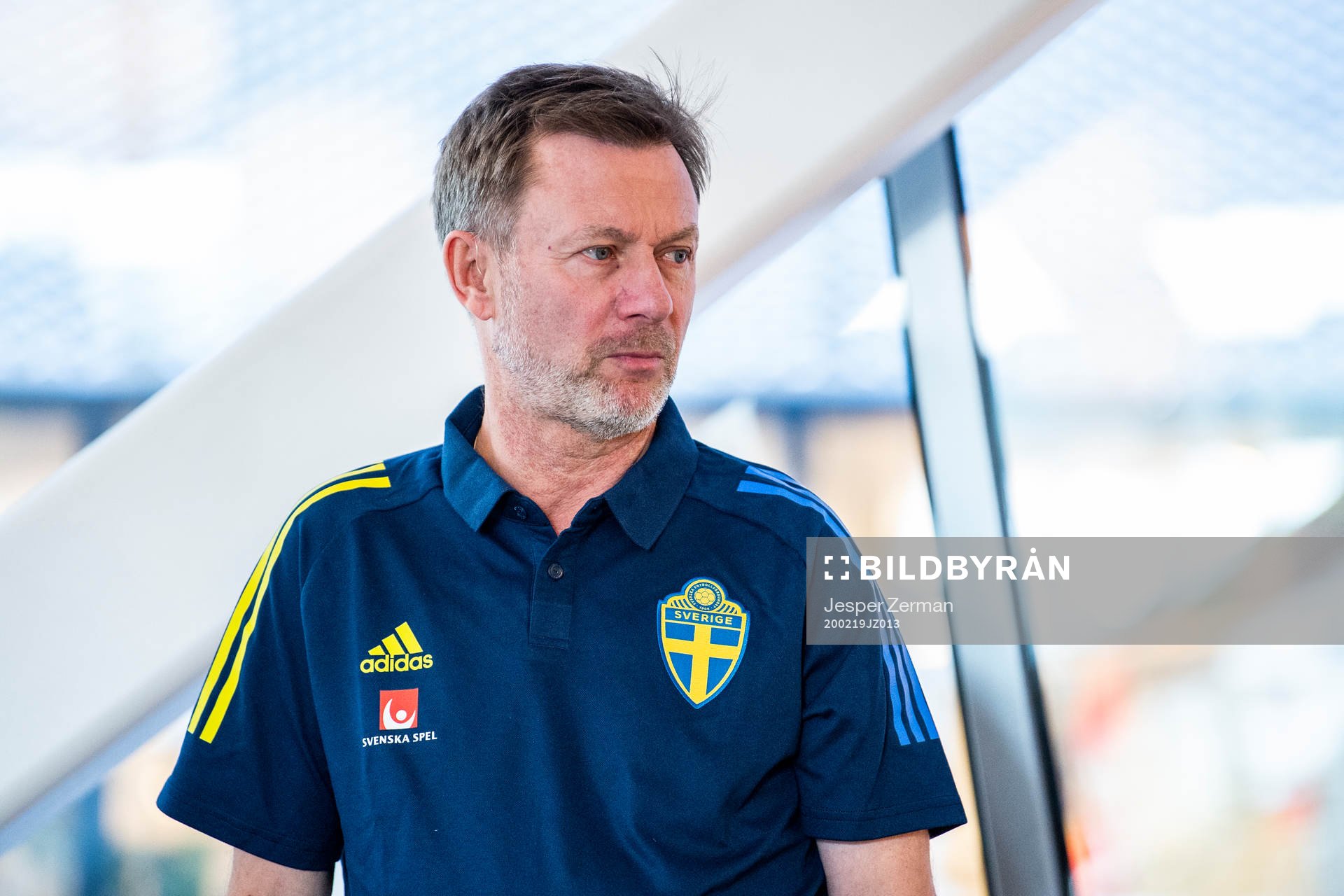 Svenska damlandslagets förbundskapten Peter Gerhardsson